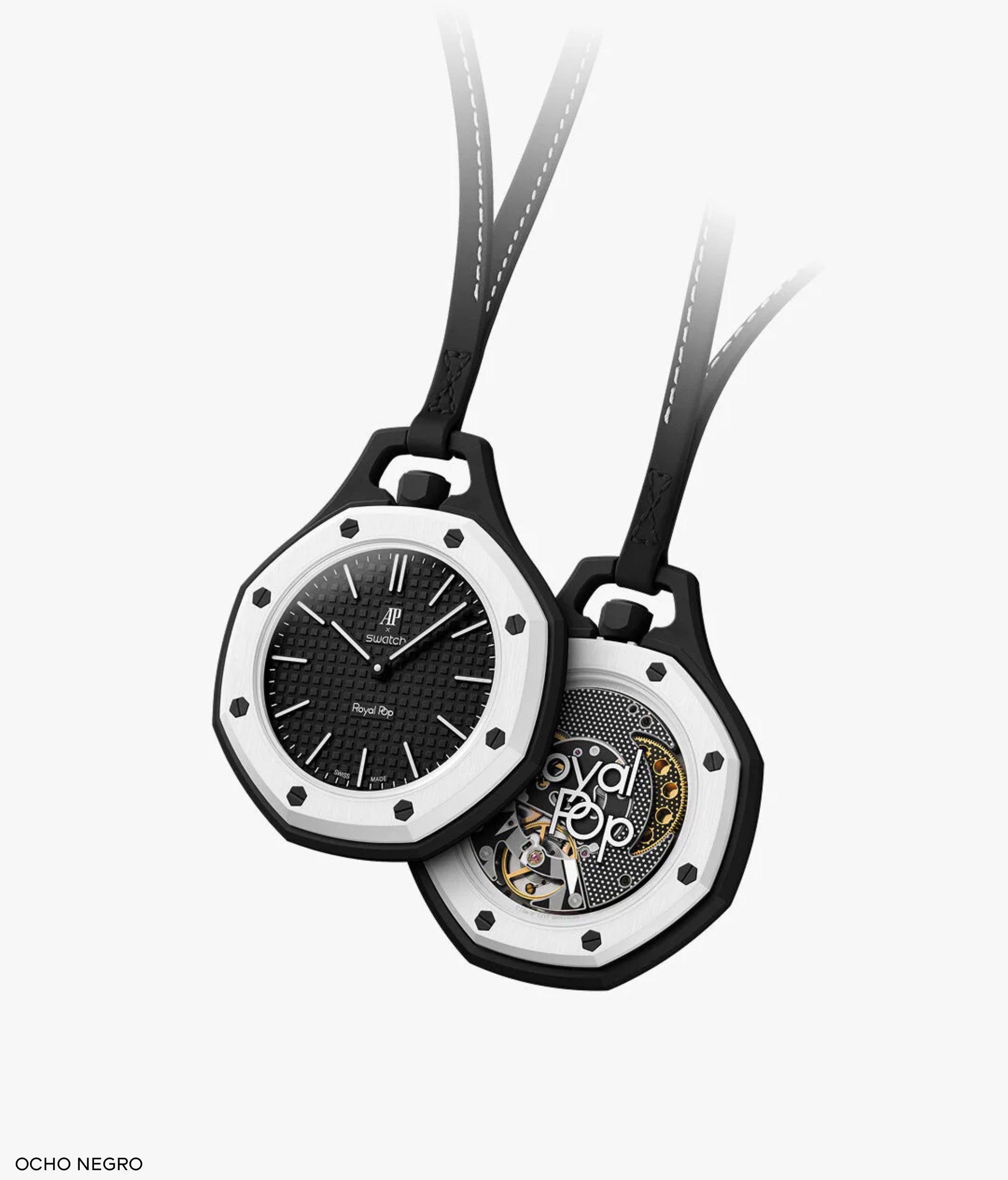 Audemars Piguet × Swatch Royal Pop – Ocho Negro (SSX03W101N