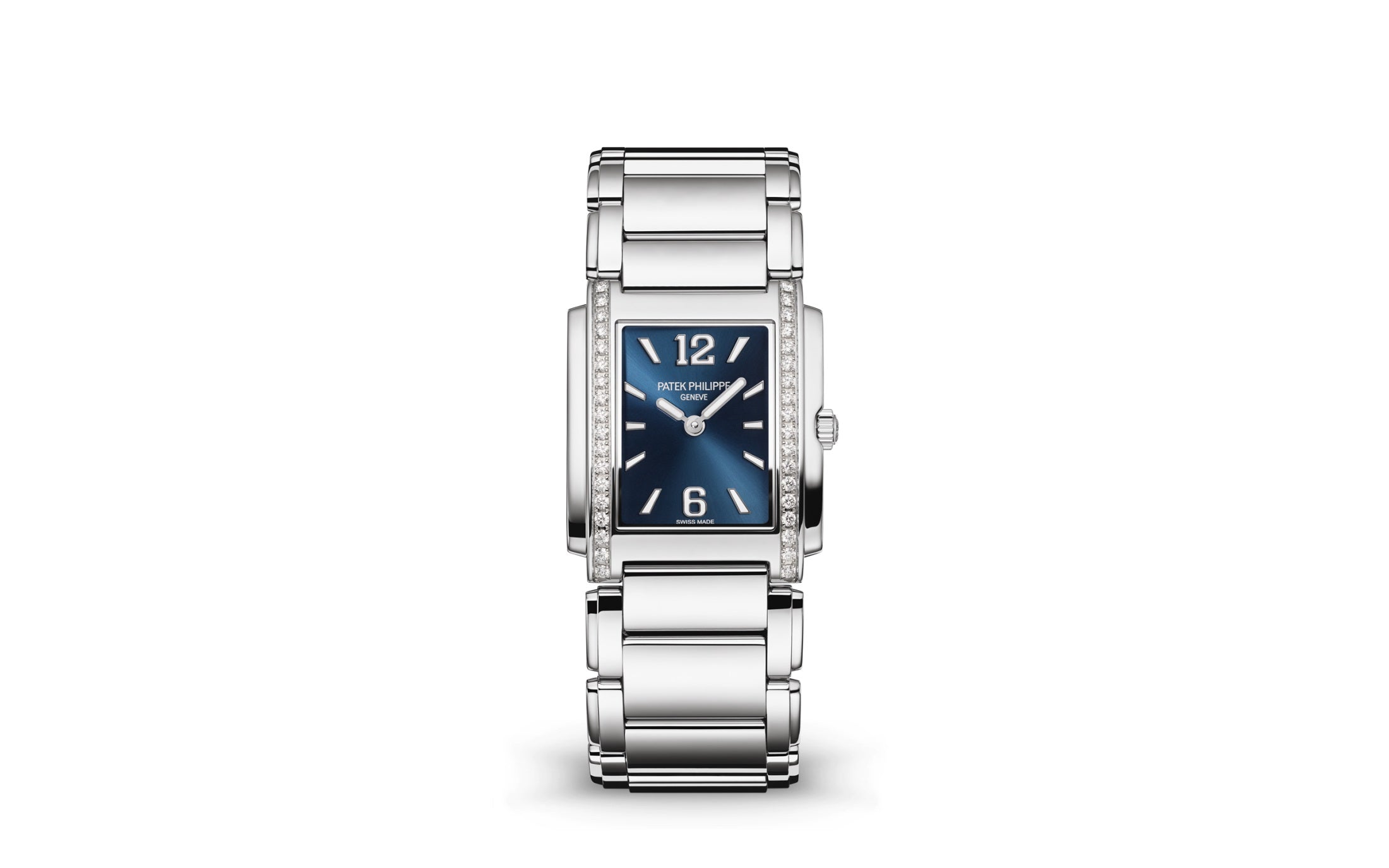 Patek Philippe Twenty~4 — Quartz — Steel — Blue Dial — Ref. 4910/1200A-001