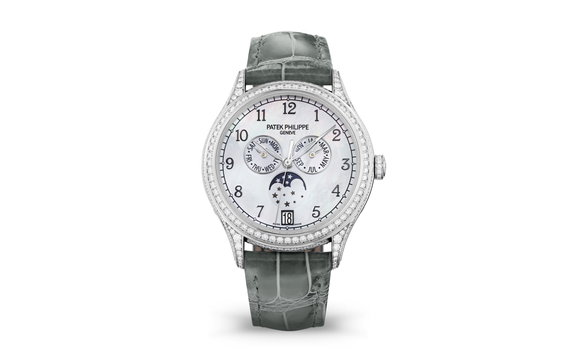 Patek Philippe Annual Calendar — Automatic — White Gold — White Dial — Ref. 4948G-010