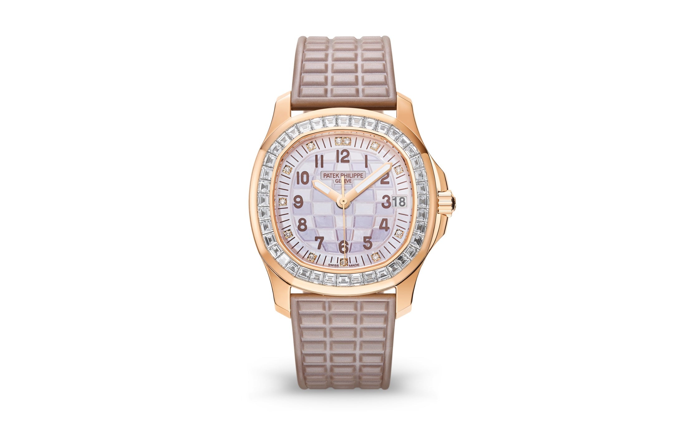 Patek Philippe Aquanaut — Automatic — Rose Gold — Roze Dial — Ref. 5072R-001
