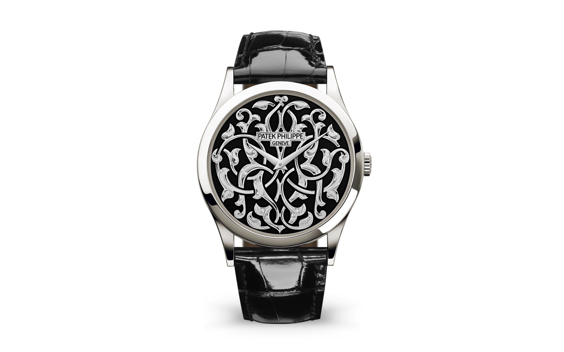 Patek Philippe Calatrava — Automatic — Platinum — Black Dial — Ref. 5088/100P-001