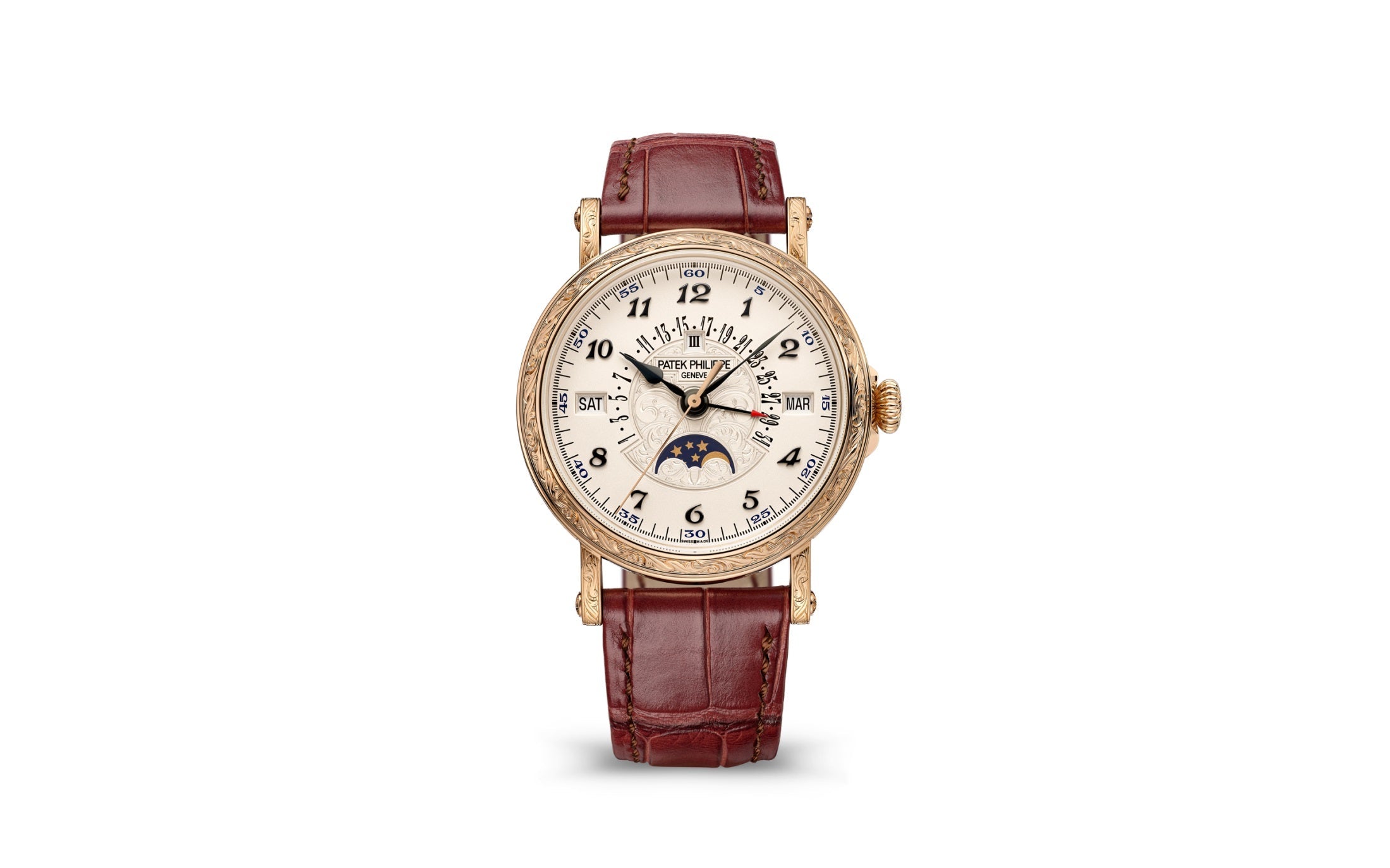 Patek Philippe Perpetual Calendar — Automatic — Rose Gold — Silver Dial — Ref. 5160/500R-001