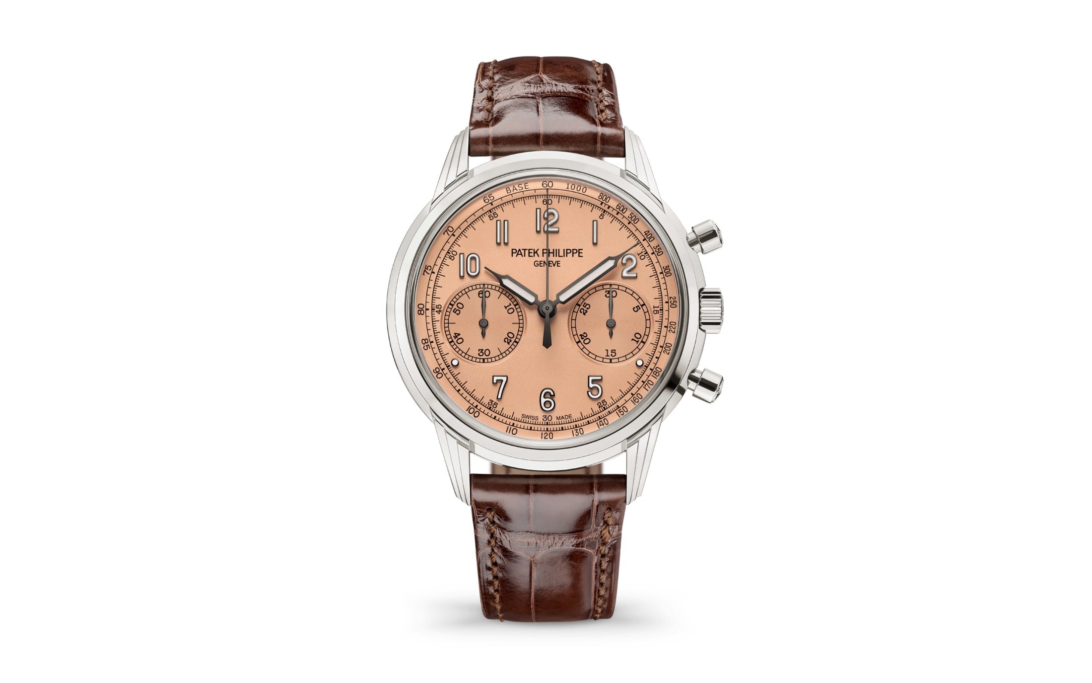 Patek Philippe Chronograph — Manual winding — White Gold — Roze Dial — Ref. 5172G-010