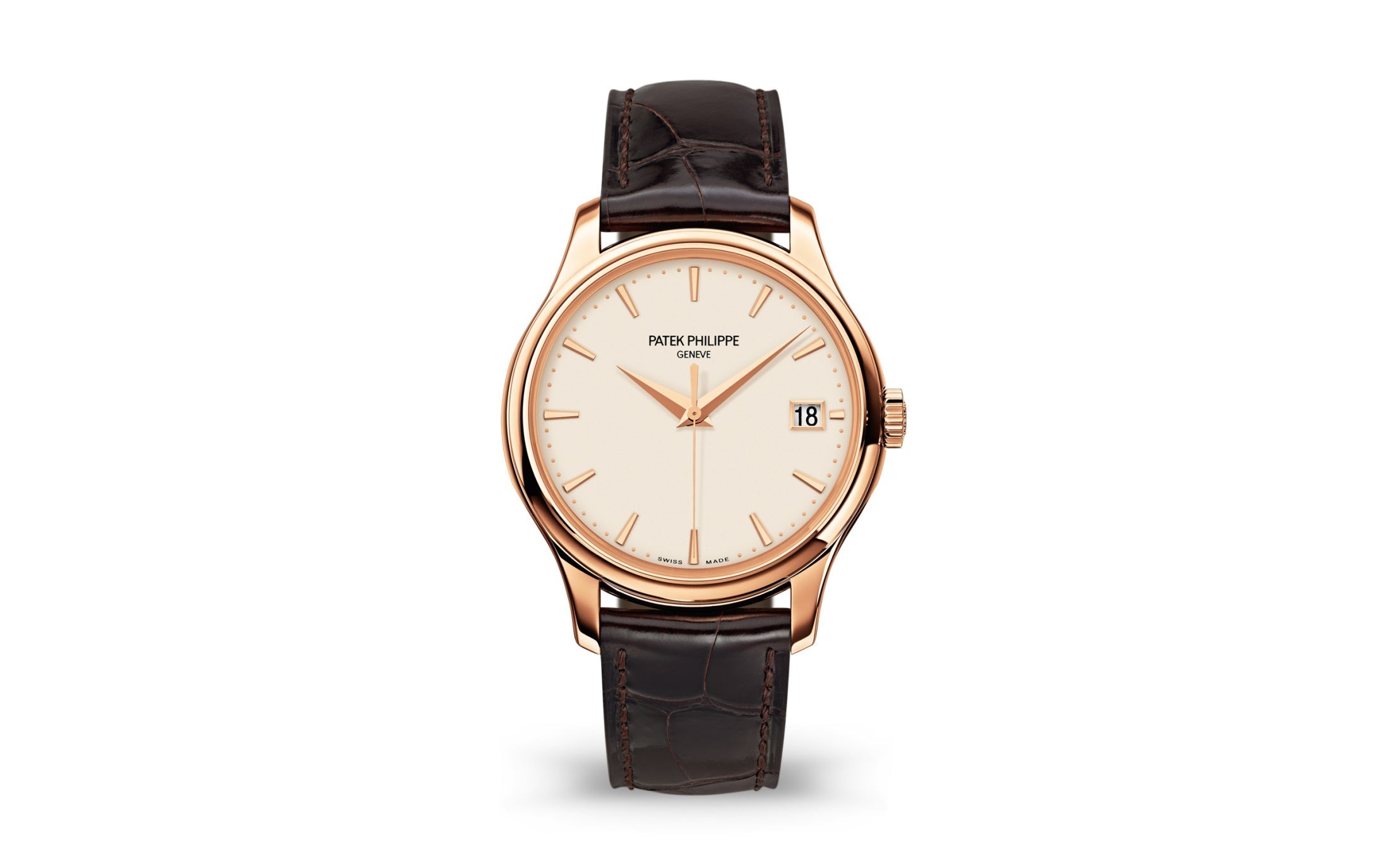 Patek Philippe Calatrava — Automatic — Rose Gold — Beige Dial — Ref. 5227R-001
