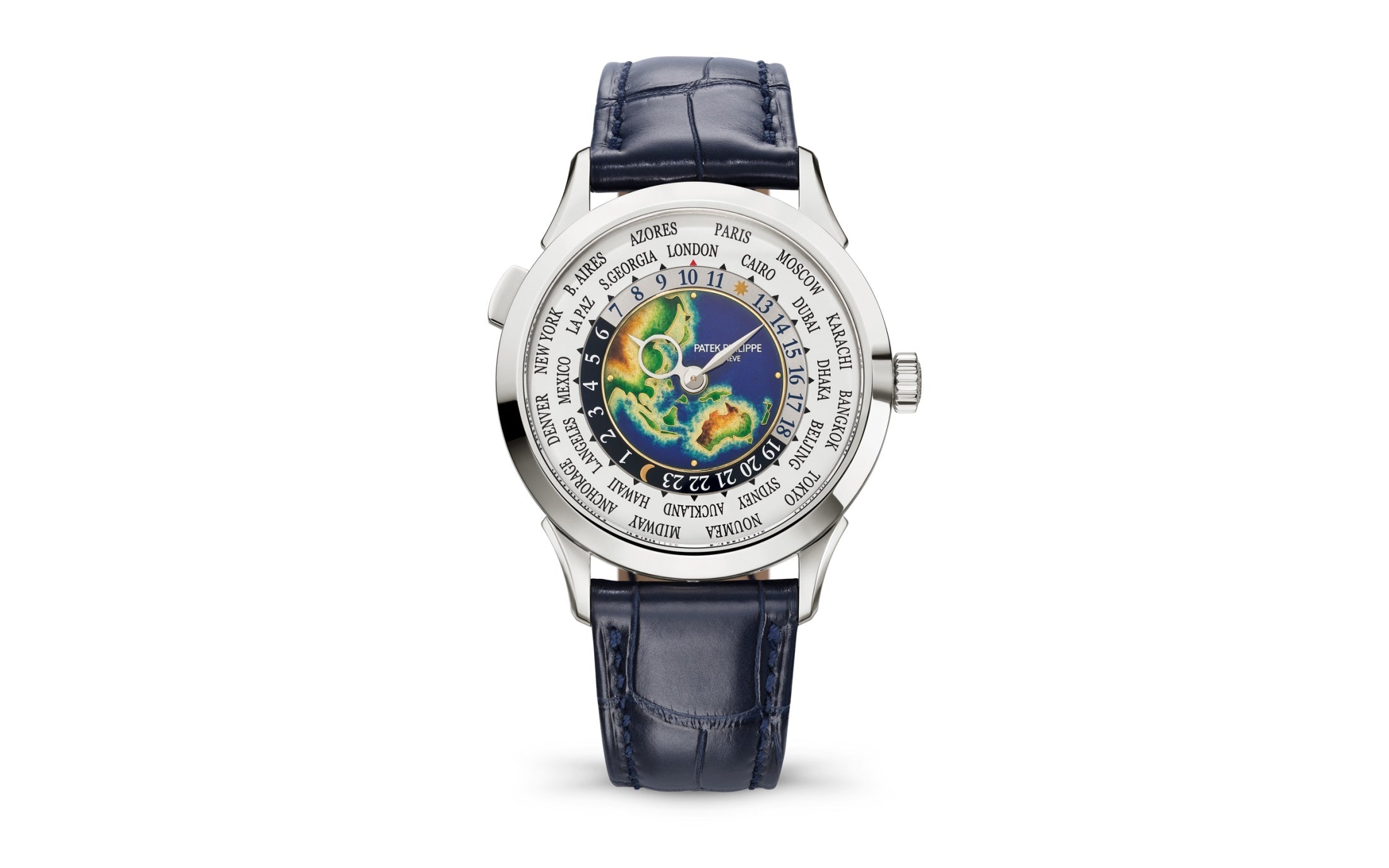 Patek Philippe World Time — Automatic — White Gold — Mult-kleuren Dial — Ref. 5231G-001