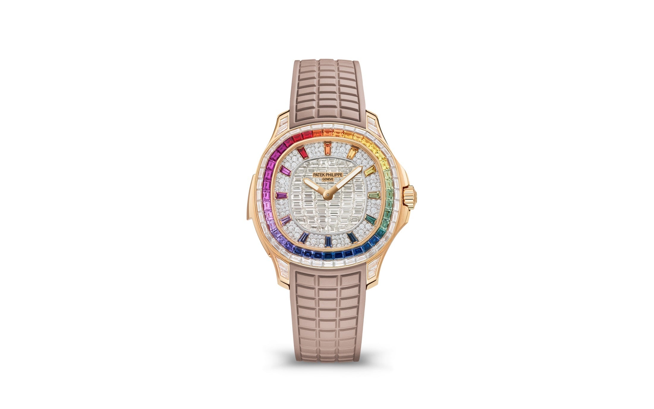Patek Philippe Aquanaut — Automatic — Rose Gold — Diamanten Dial — Ref. 5260/355R-001