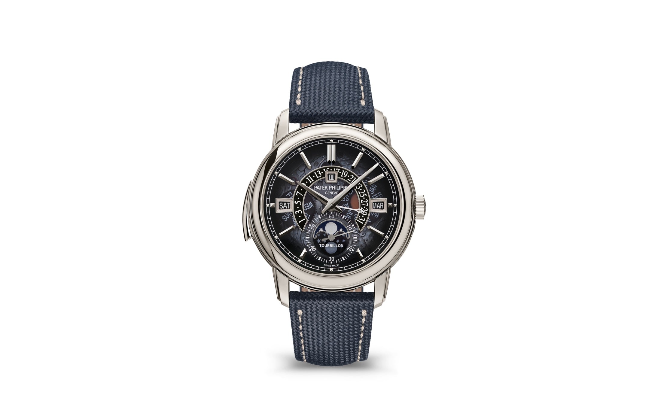 Patek Philippe Minute Repeater Perpetual Calendar — Manual winding — Platinum — Blue Dial — Ref. 5316/50P-001