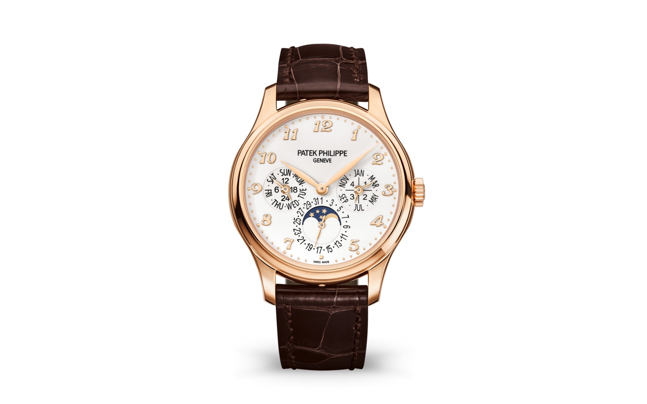 Patek Philippe Perpetual Calendar — Automatic — Rose Gold — Beige Dial — Ref. 5327R-001
