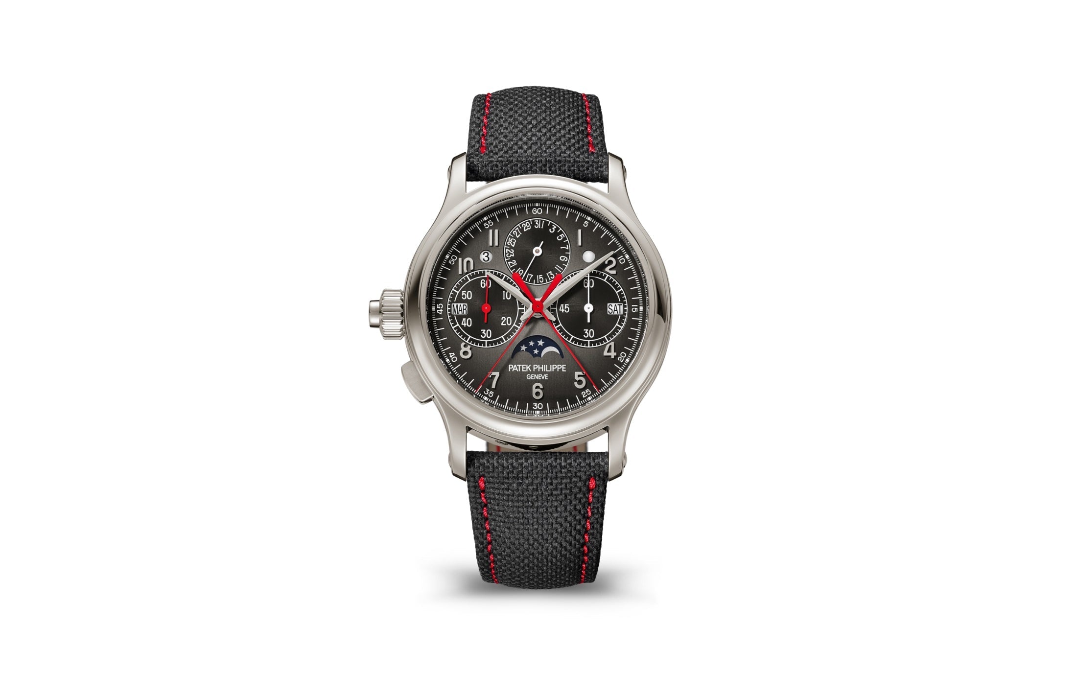 Patek Philippe Perpetual Calendar — Manual winding — Platinum — Grey Dial — Ref. 5373P-001