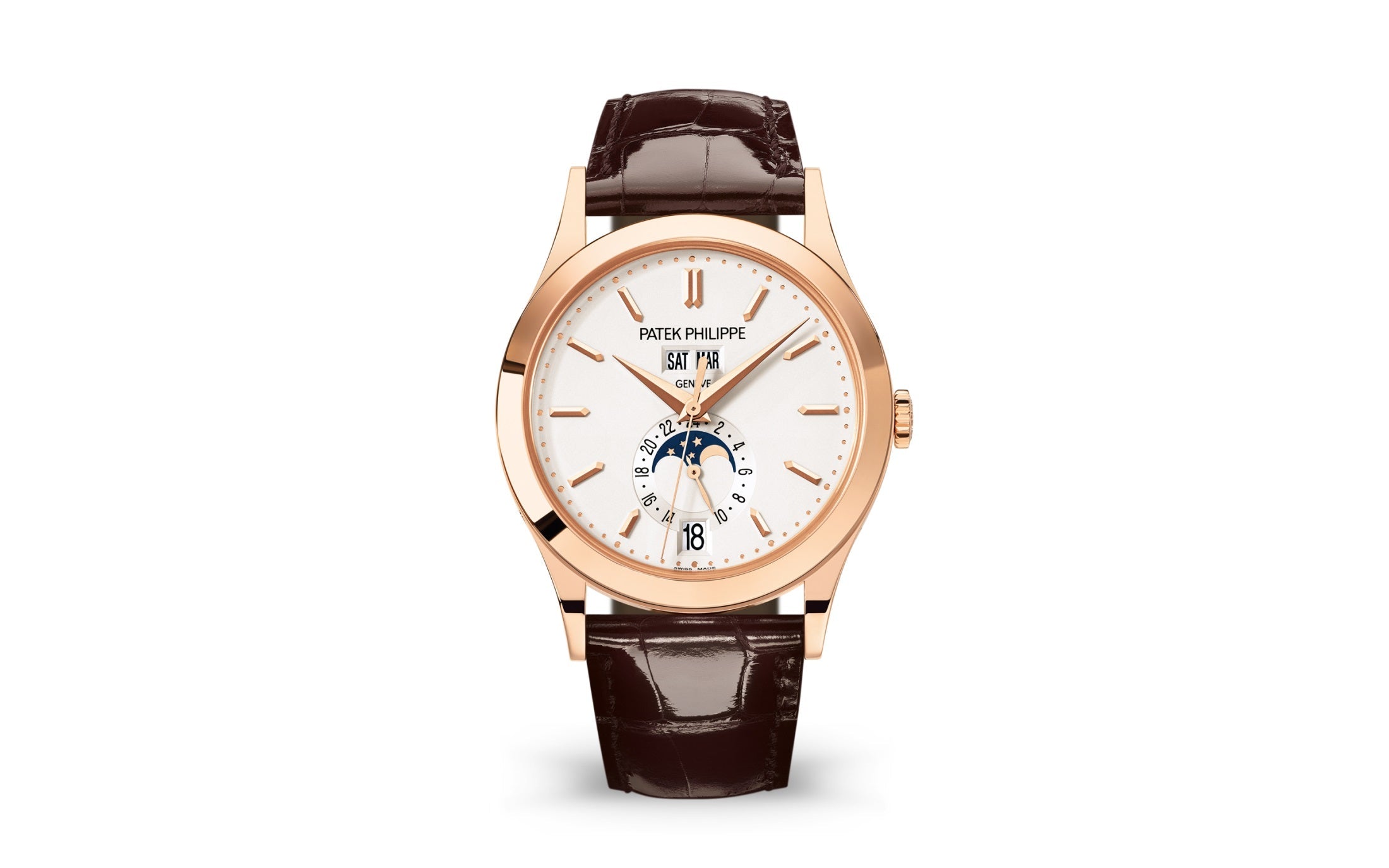 Patek Philippe Annual Calendar — Automatic — Rose Gold — Silver Dial — Ref. 5396R-011