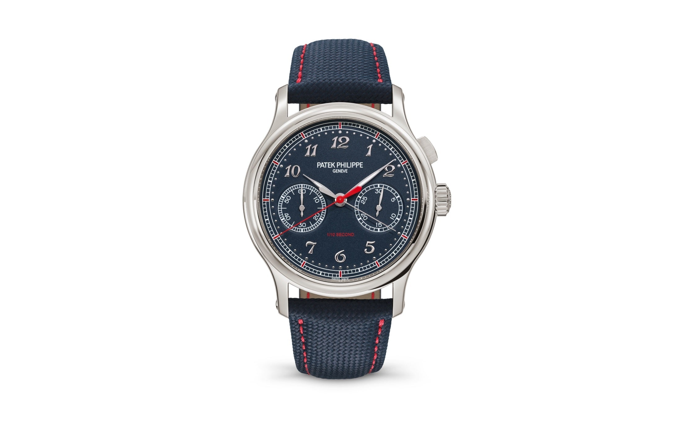 Patek Philippe Chronograph — Manual winding — Platinum — Blue Dial — Ref. 5470P-001