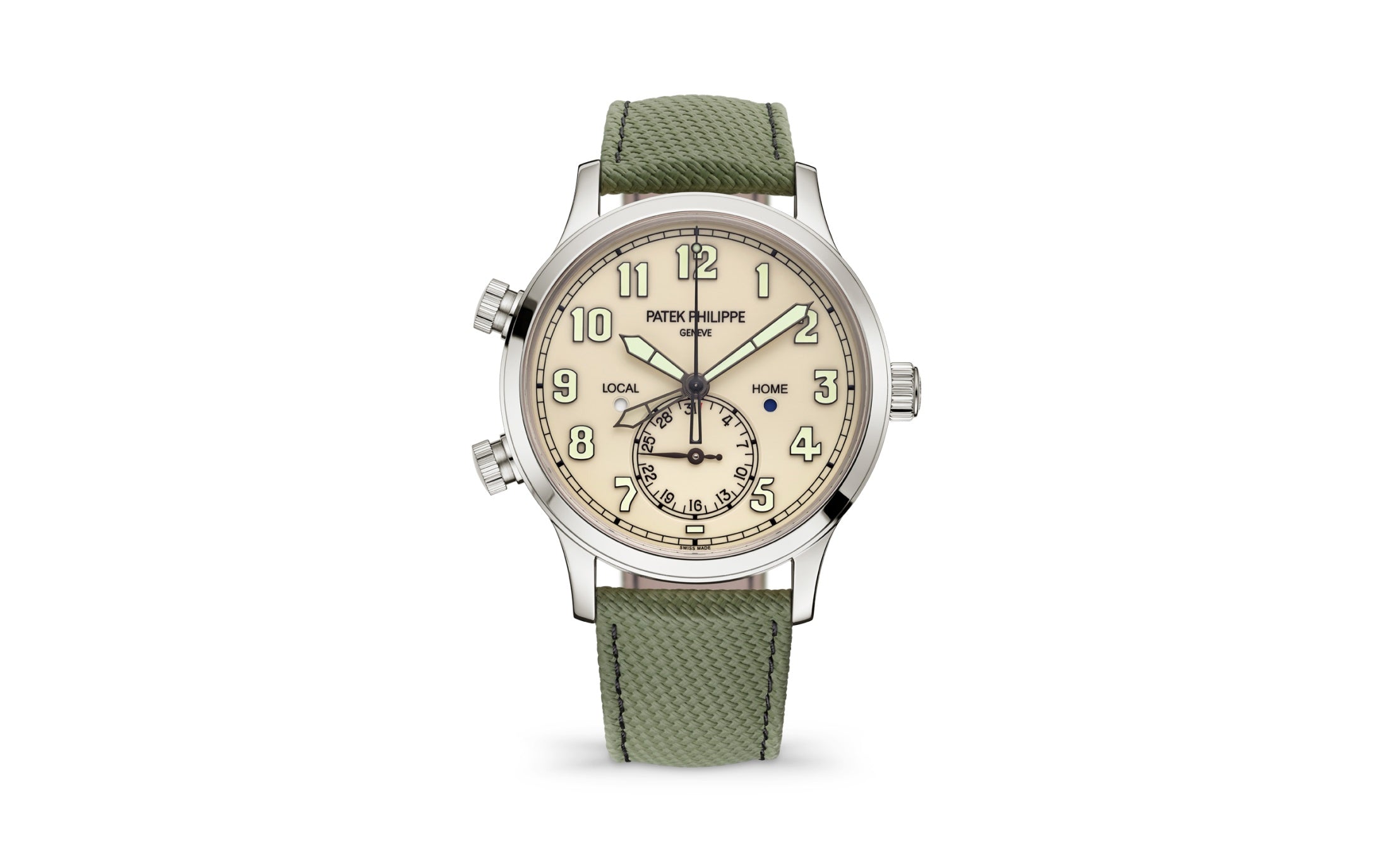 Patek Philippe Calatrava — Automatic — White Gold — Beige Dial — Ref. 5524G-010