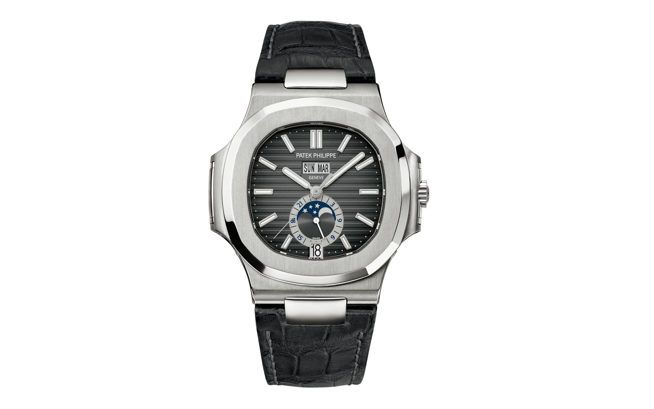 Patek Philippe Nautilus — Automatic — Steel — Black Dial — Ref. 5726A-001