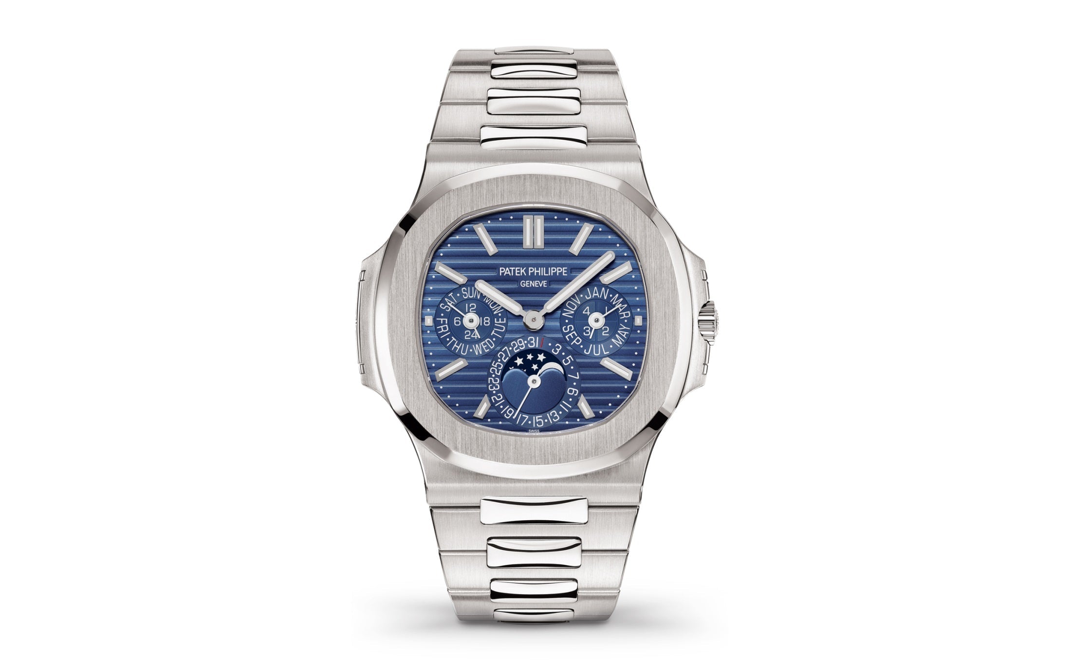Patek Philippe Nautilus — Automatic — White Gold — Blue Dial — Ref. 5740/1G-001