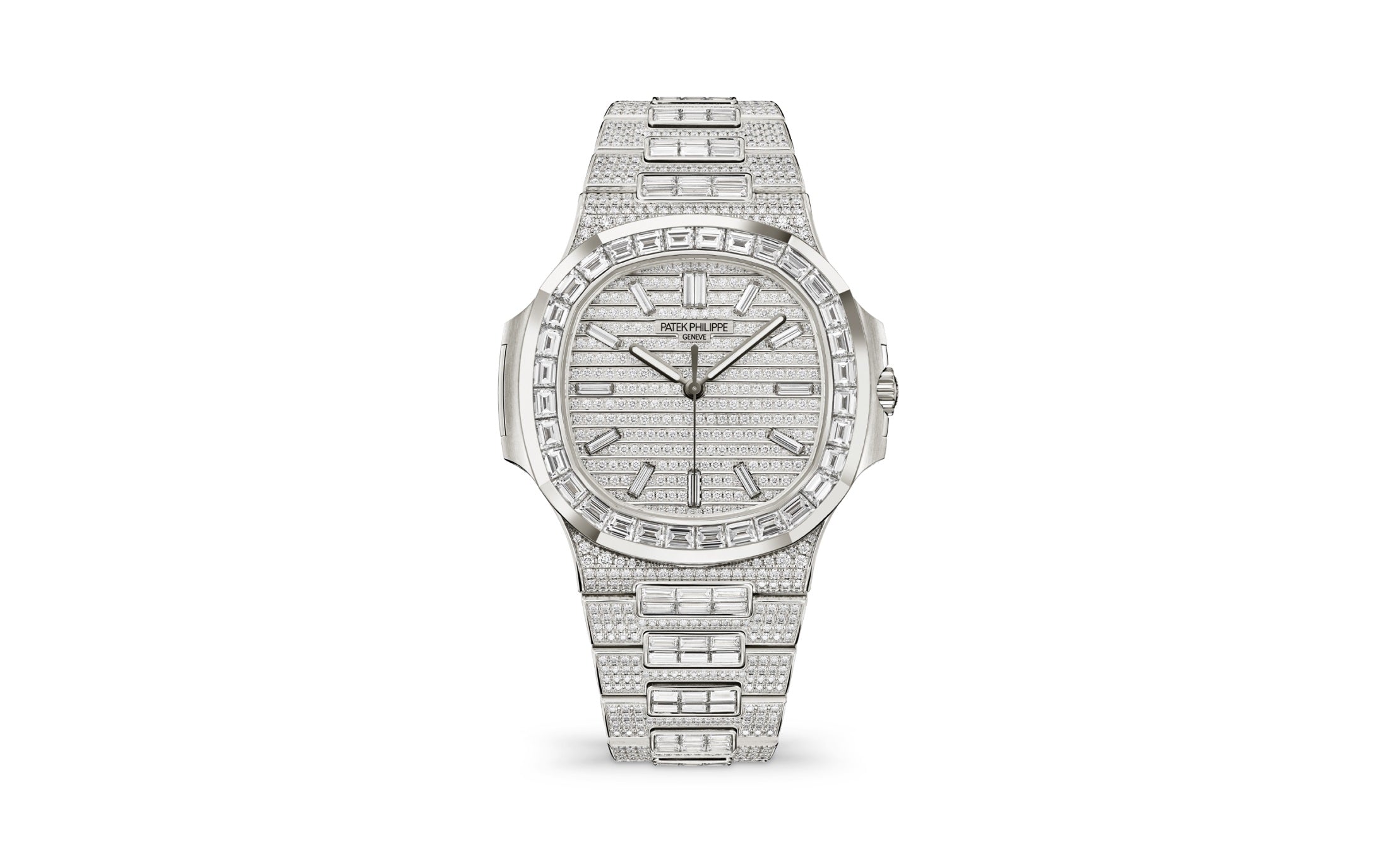 Patek Philippe Nautilus — Automatic — White Gold — Diamanten Dial — Ref. 5811/1460G-001