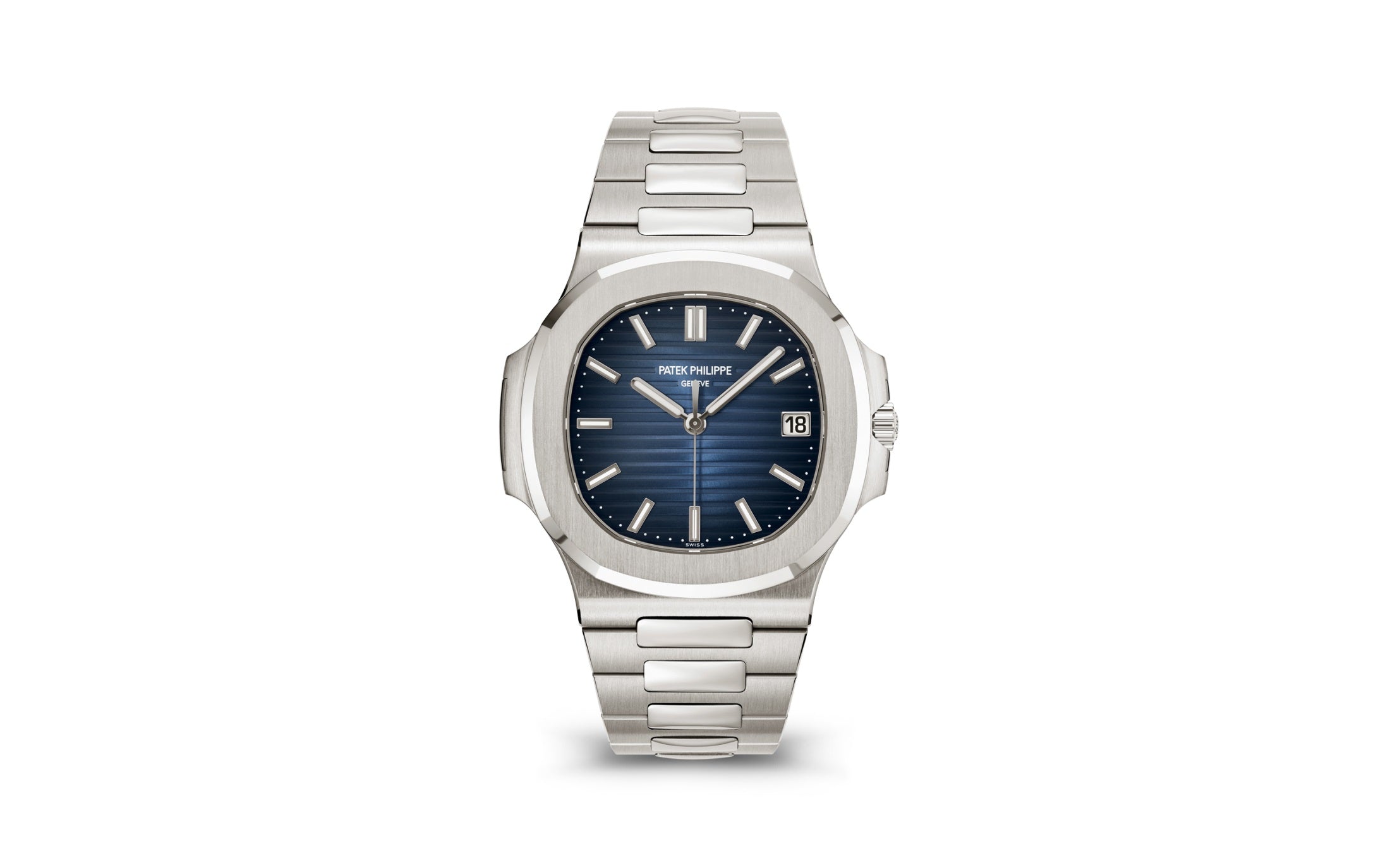 Patek Philippe Nautilus — Automatic — White Gold — Blue Dial — Ref. 5811/1G-001