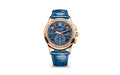 Patek Philippe Annual Calendar Chronograph — Automatic — Rose Gold — Blue Dial — Ref. 5905R-010
