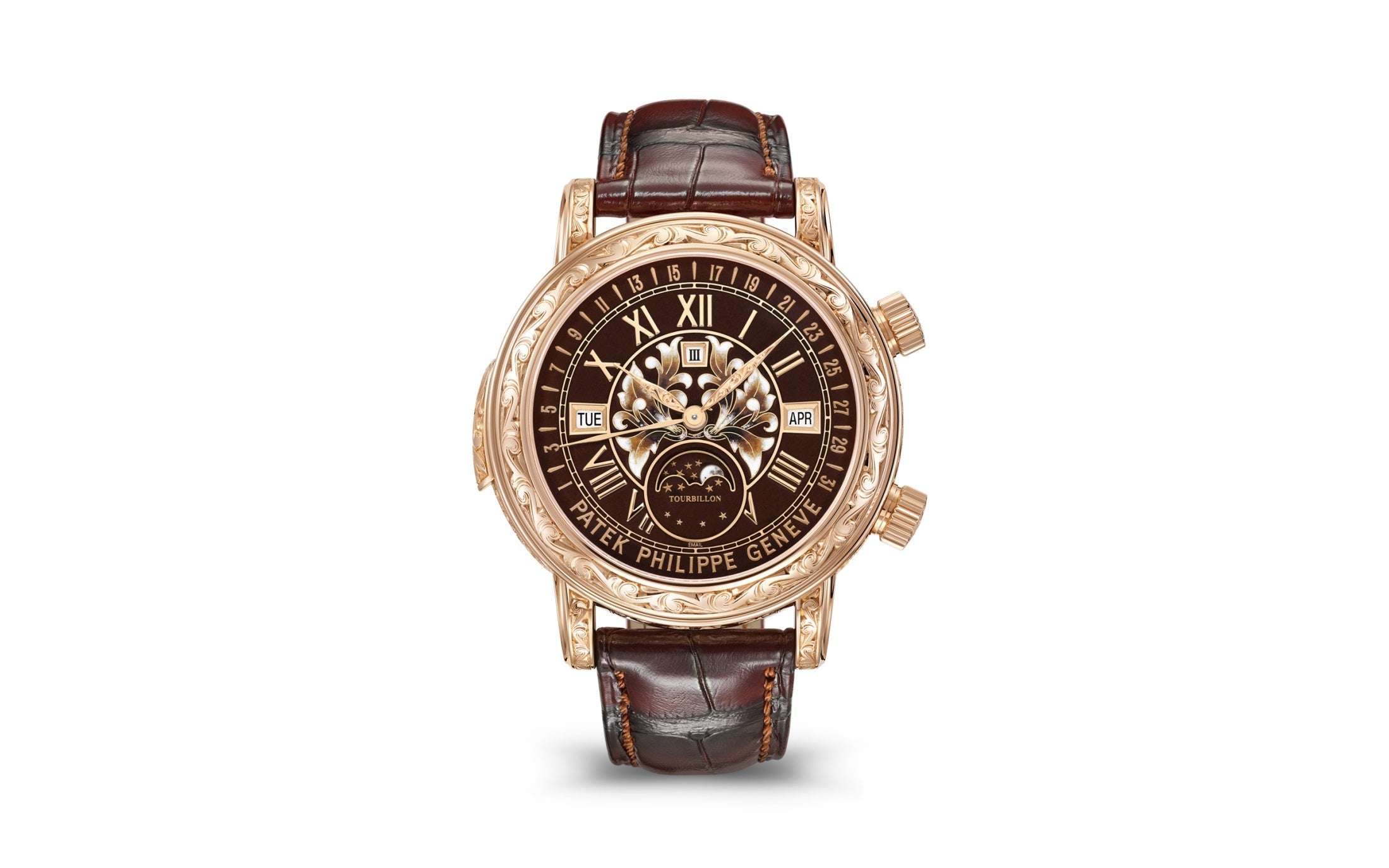 Patek Philippe Sky Moon Tourbillon — Manual winding — Rose Gold — Mult-kleuren Dial — Ref. 6002R-001