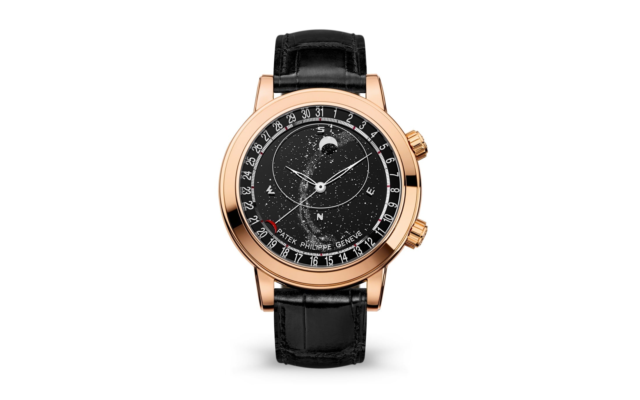 Patek Philippe Celestial — Automatic — Rose Gold — Black Dial — Ref. 6102R-001