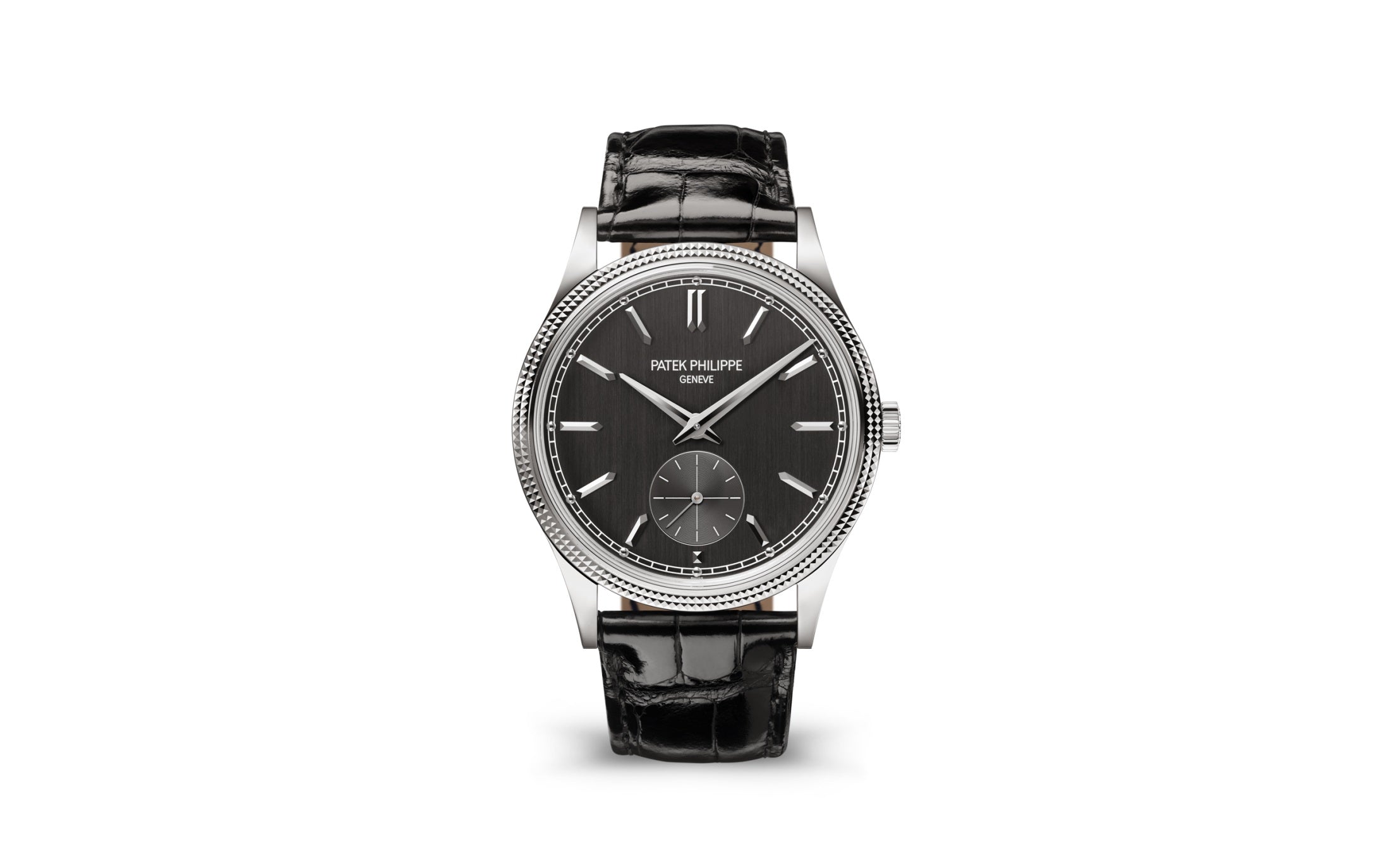 Patek Philippe Calatrava — Manual winding — White Gold — Grey Dial — Ref. 6119G-001