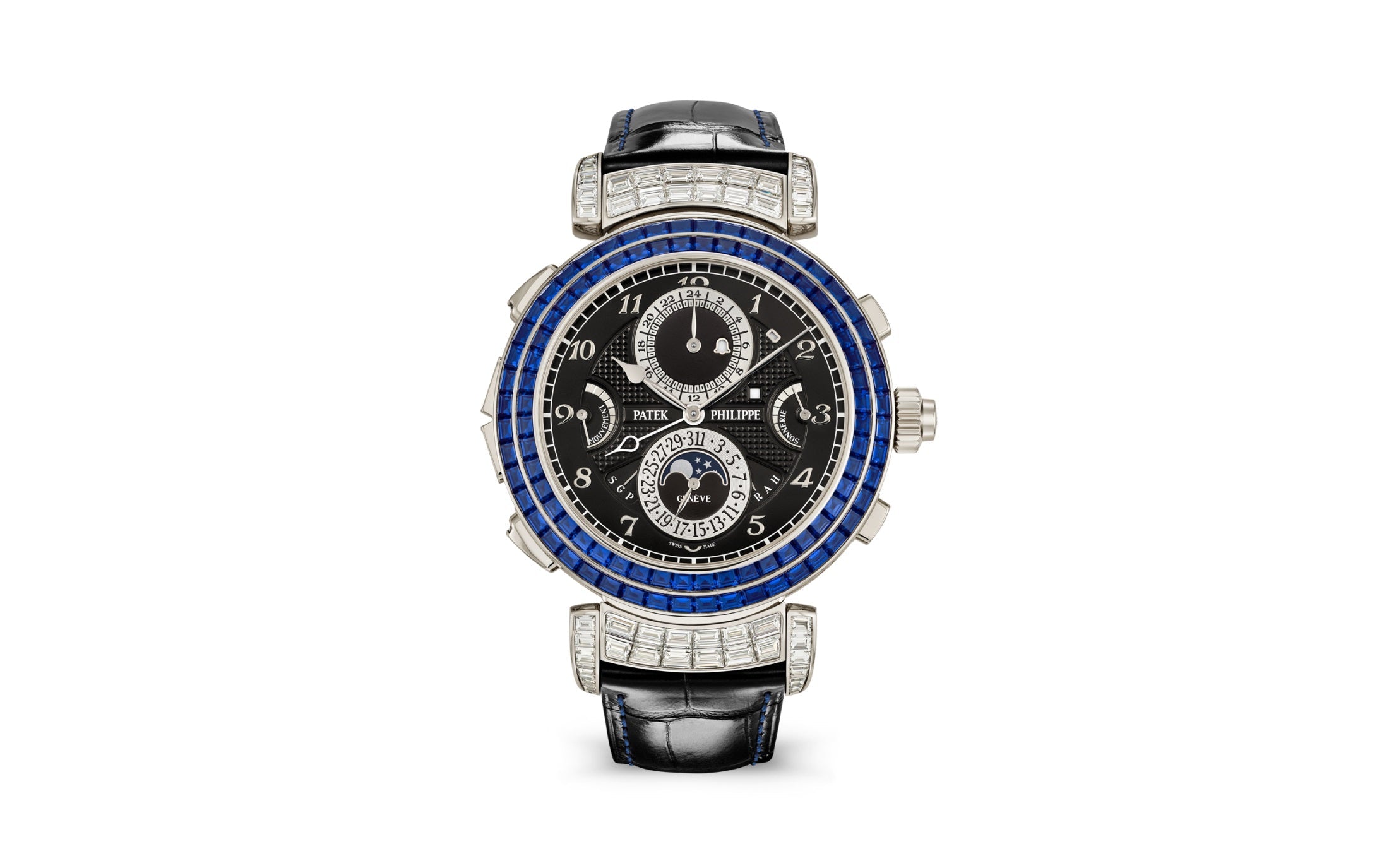 Patek Philippe Grand Complications — Manual winding — White Gold — Black Dial — Ref. 6300/401G-001
