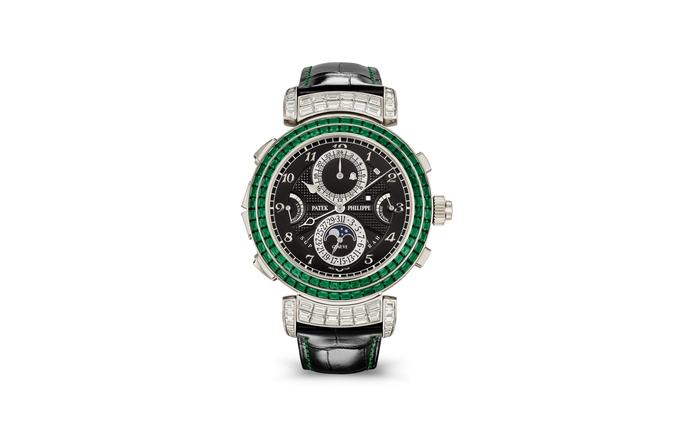 Patek Philippe Grand Complications — Manual winding — White Gold — Black Dial — Ref. 6300/403G-001