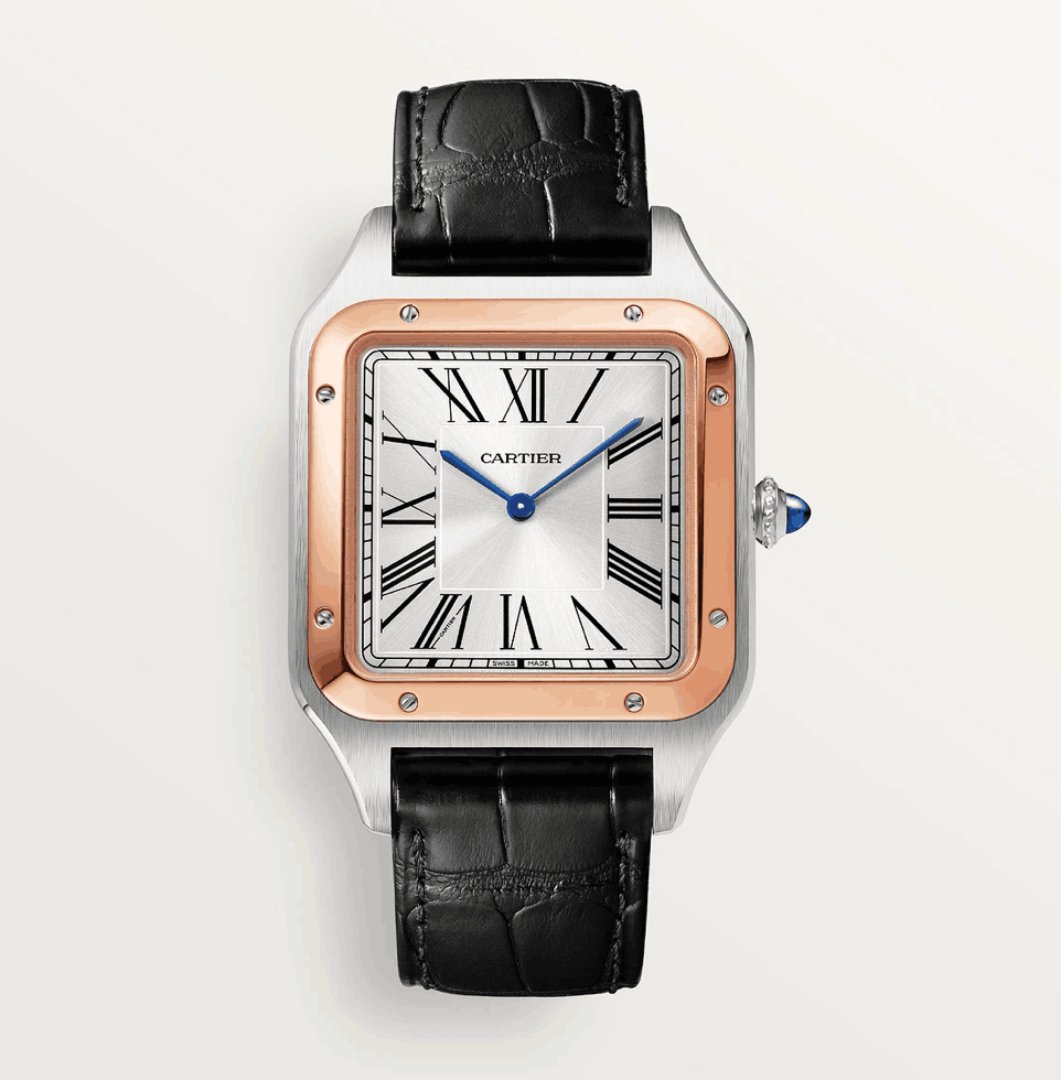 Cartier Santos Dumont — Manual winding — Steel/Gold — Ref. W2SA0017