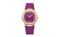 Patek Philippe Nautilus — Quartz — Rose Gold — Paars Dial — Ref. 7010R-013
