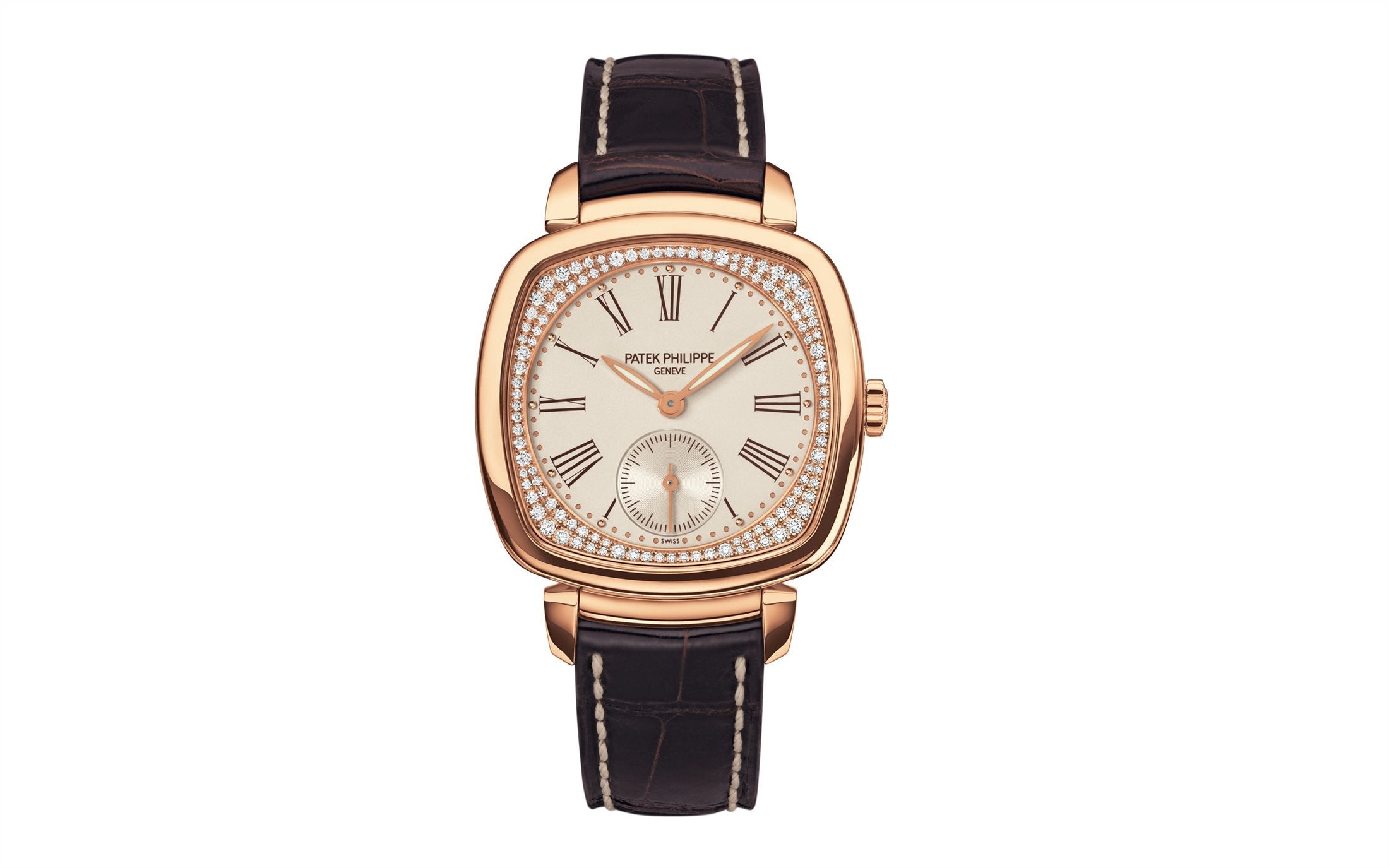 Patek Philippe Gondolo — Manual winding — Rose Gold — Silver Dial — Ref. 7041R-001
