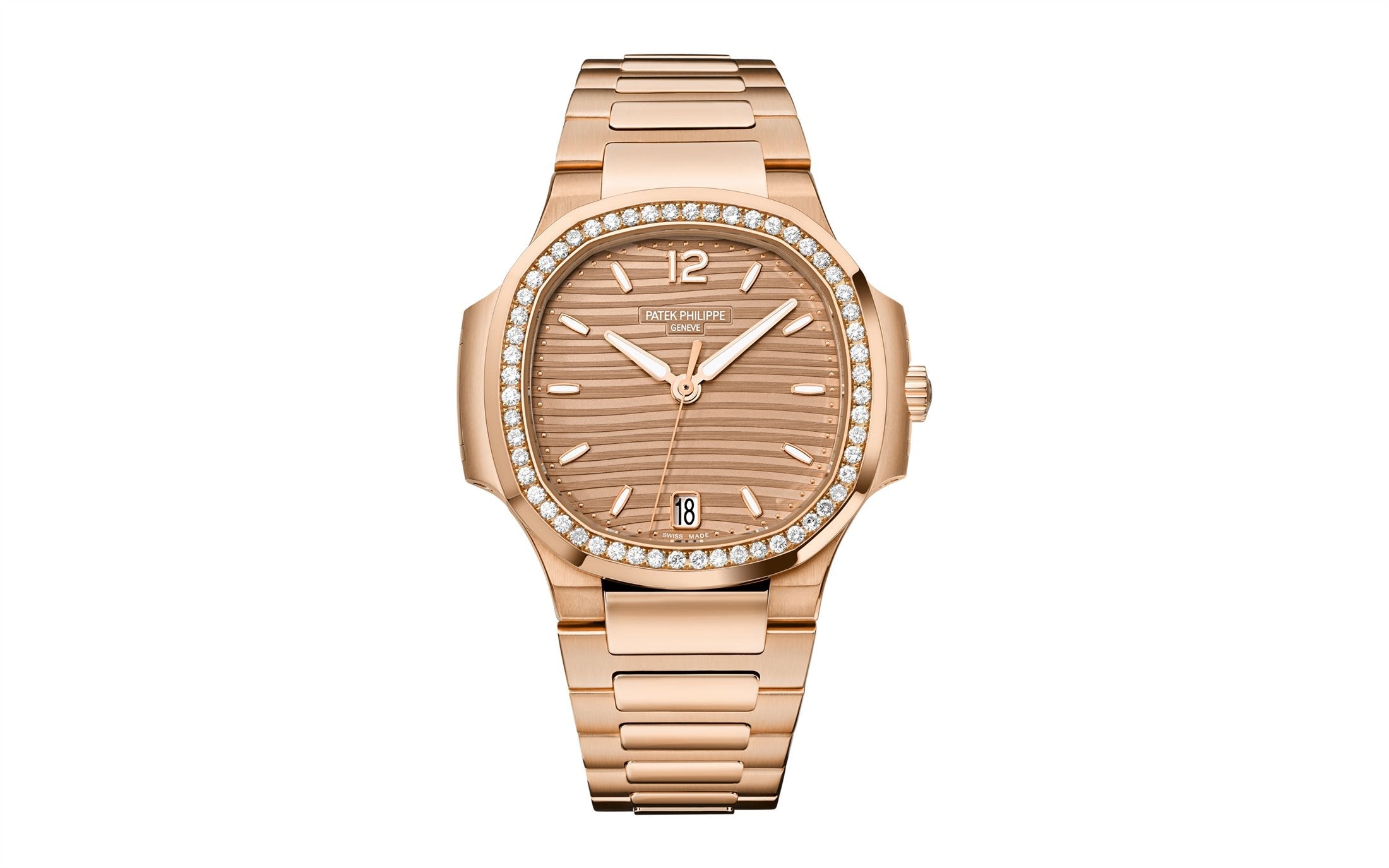 Patek Philippe Nautilus — Automatic — Rose Gold — Champagne Dial — Ref. 7118/1200R-010