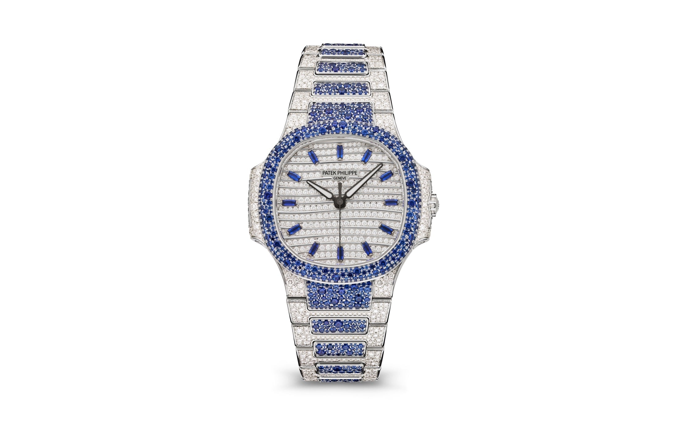 Patek Philippe Nautilus — Automatic — White Gold — Diamanten Dial — Ref. 7118/1451G-001