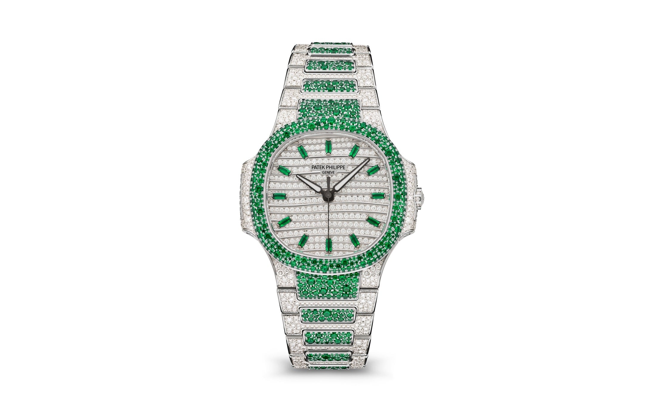 Patek Philippe Nautilus — Automatic — White Gold — Diamanten Dial — Ref. 7118/1453G-001