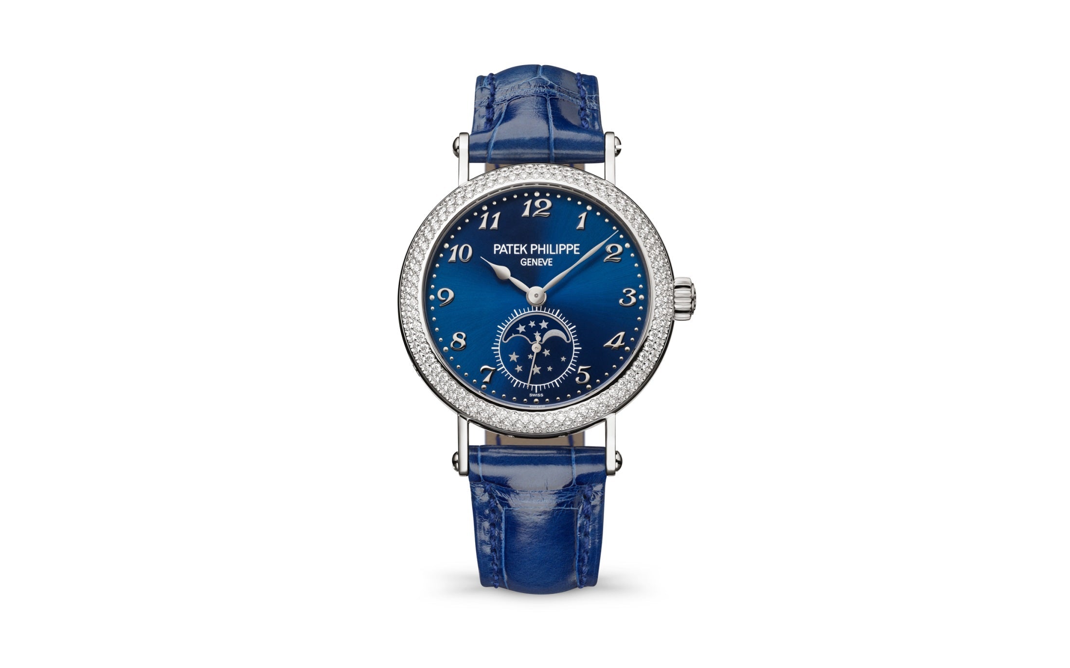 Patek Philippe Complications — Manual winding — White Gold — Blue Dial — Ref. 7121/200G-001