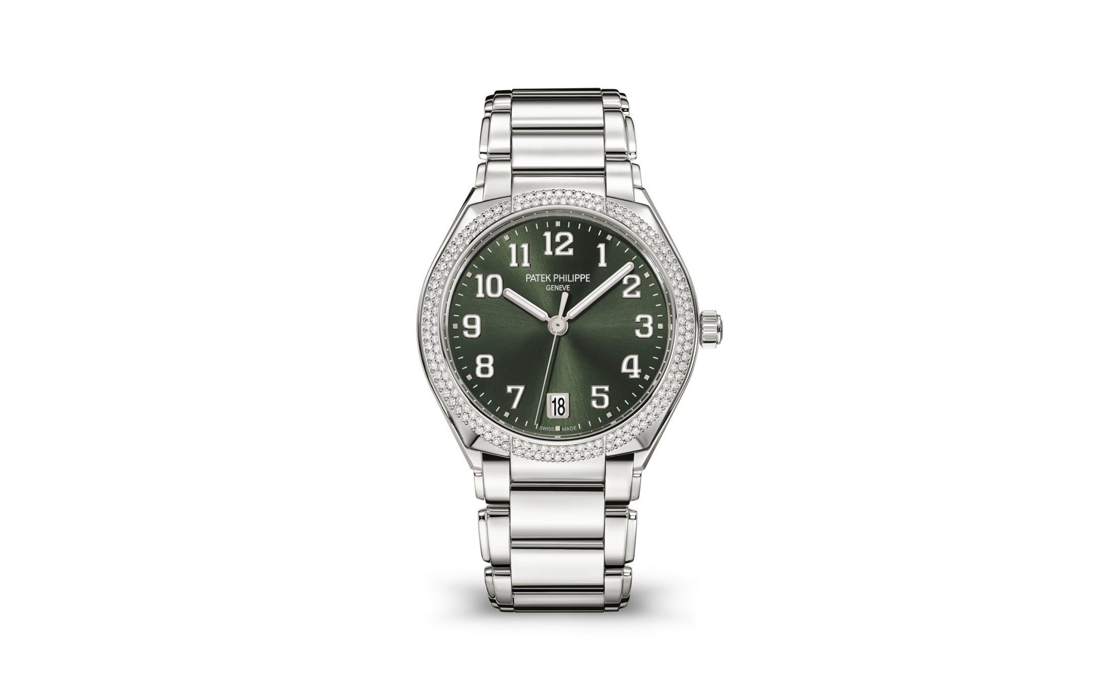 Patek Philippe Twenty~4 — Automatic — Steel — Green Dial — Ref. 7300/1200A-011