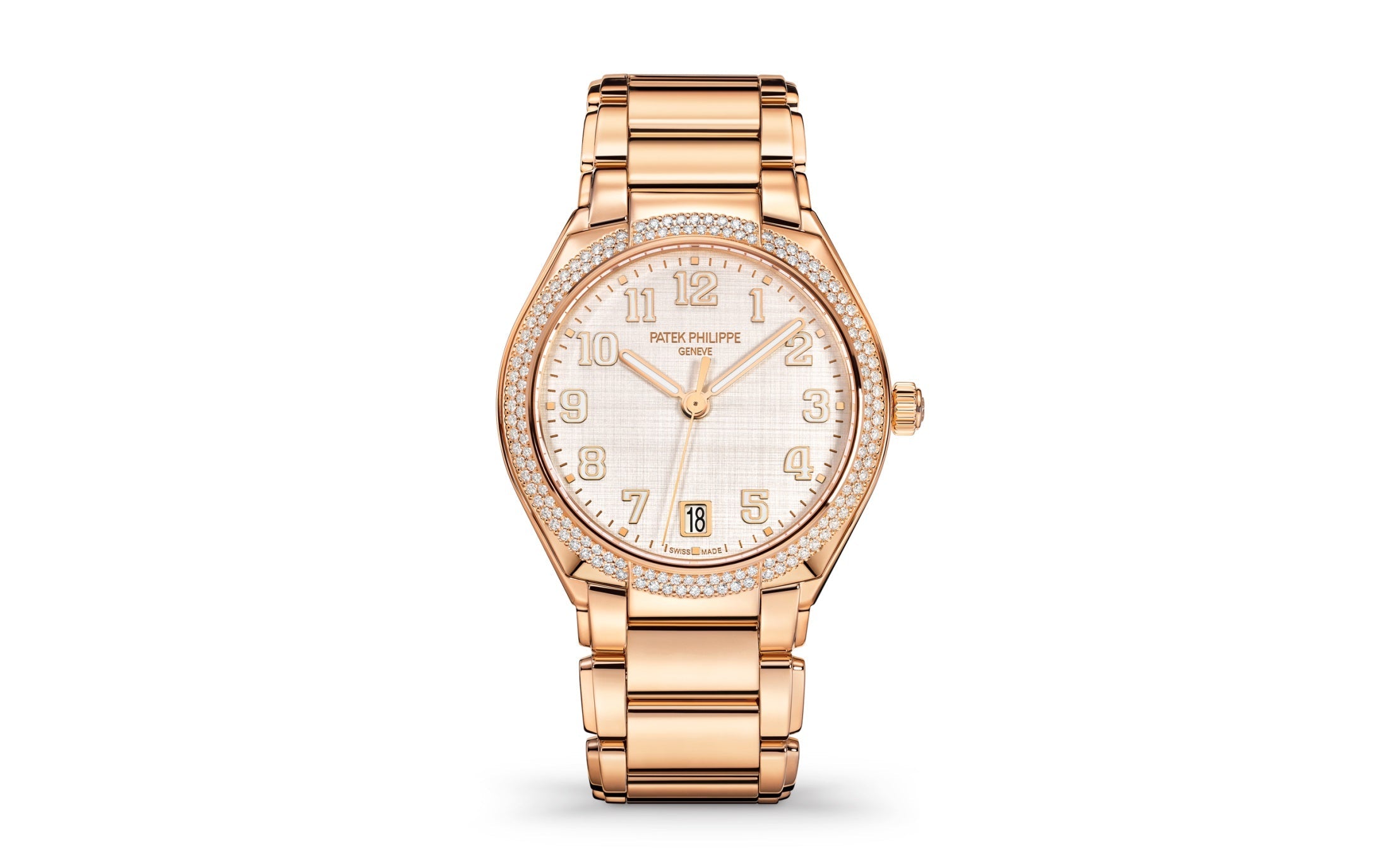 Patek Philippe Twenty~4 — Automatic — Rose Gold — Silver Dial — Ref. 7300/1200R-010