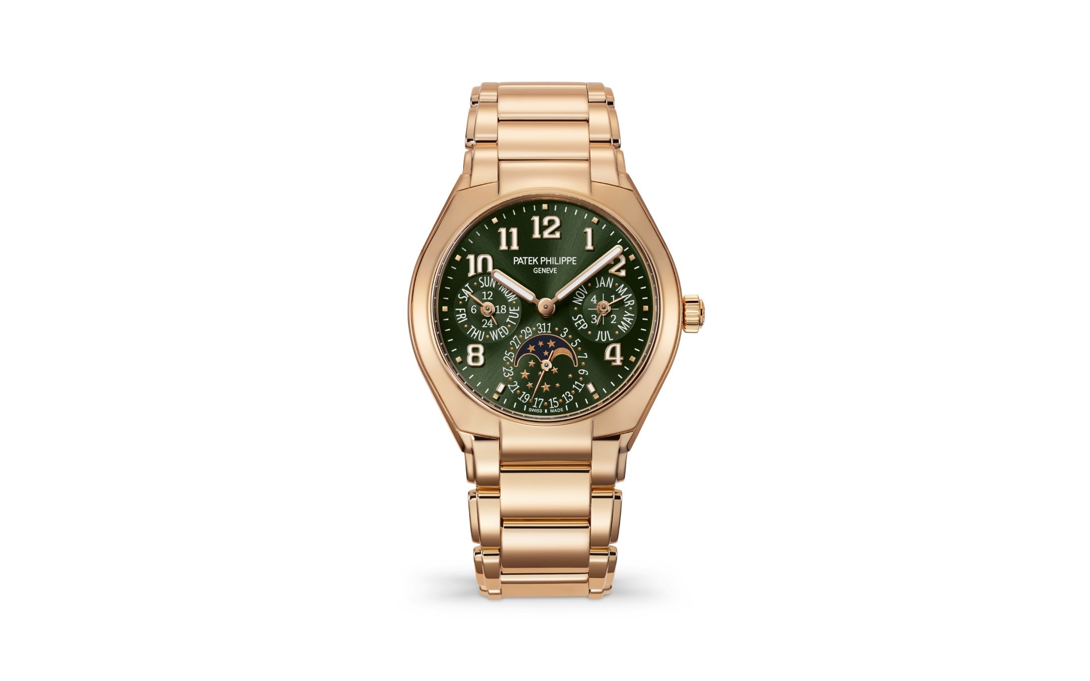 Patek Philippe Twenty~4 — Automatic — Rose Gold — Green Dial — Ref. 7340/1R-010