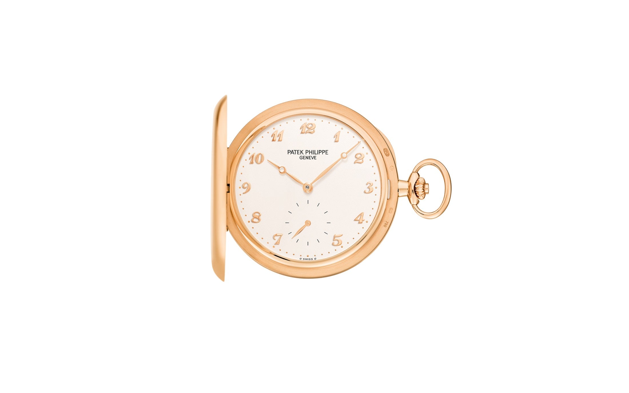 Patek Philippe Pocket Watch — Manual winding — Rose Gold — White Dial — Ref. 980R-001