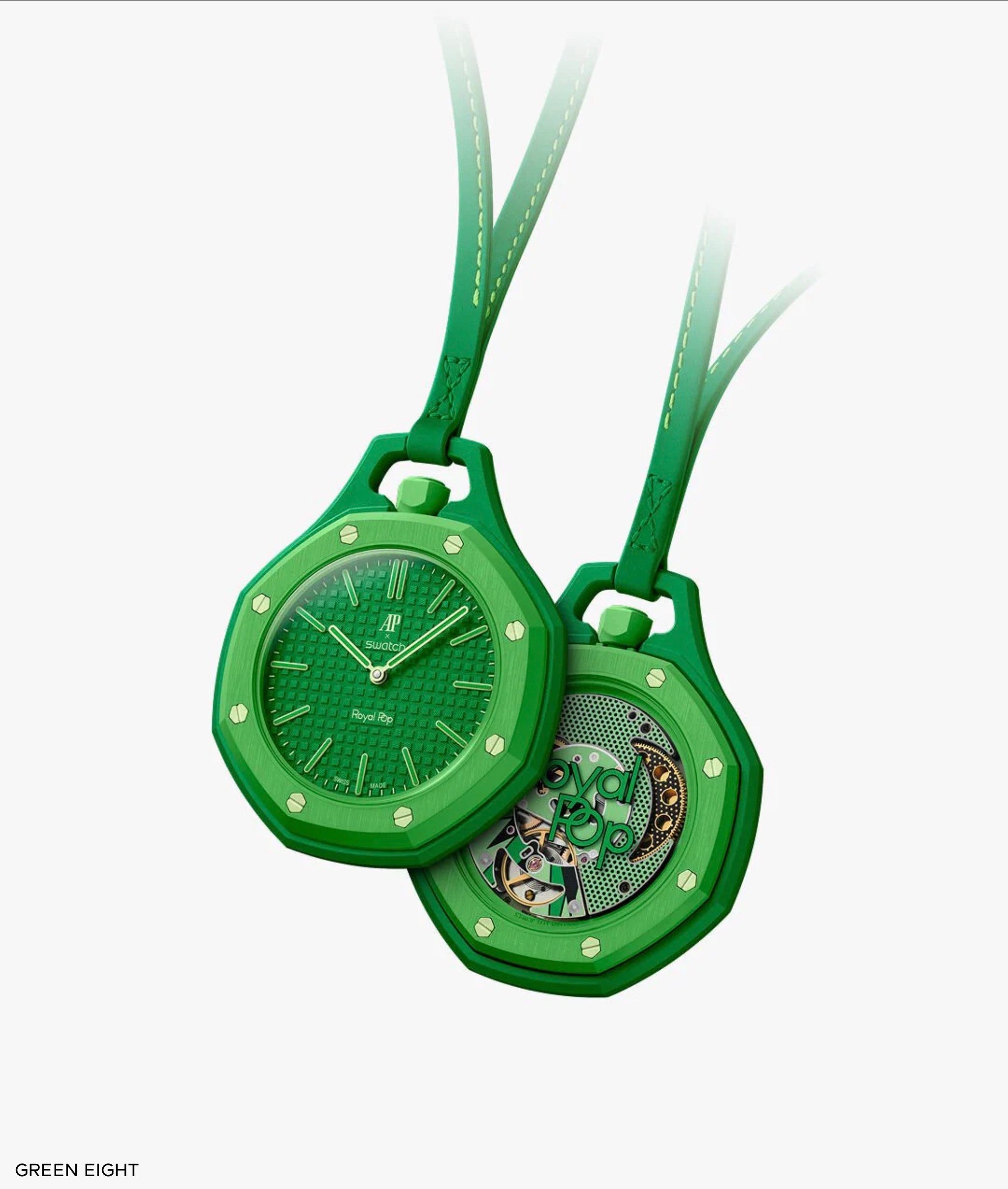 Audemars Piguet × Swatch Royal Pop – Green Eight (SSX03G100N