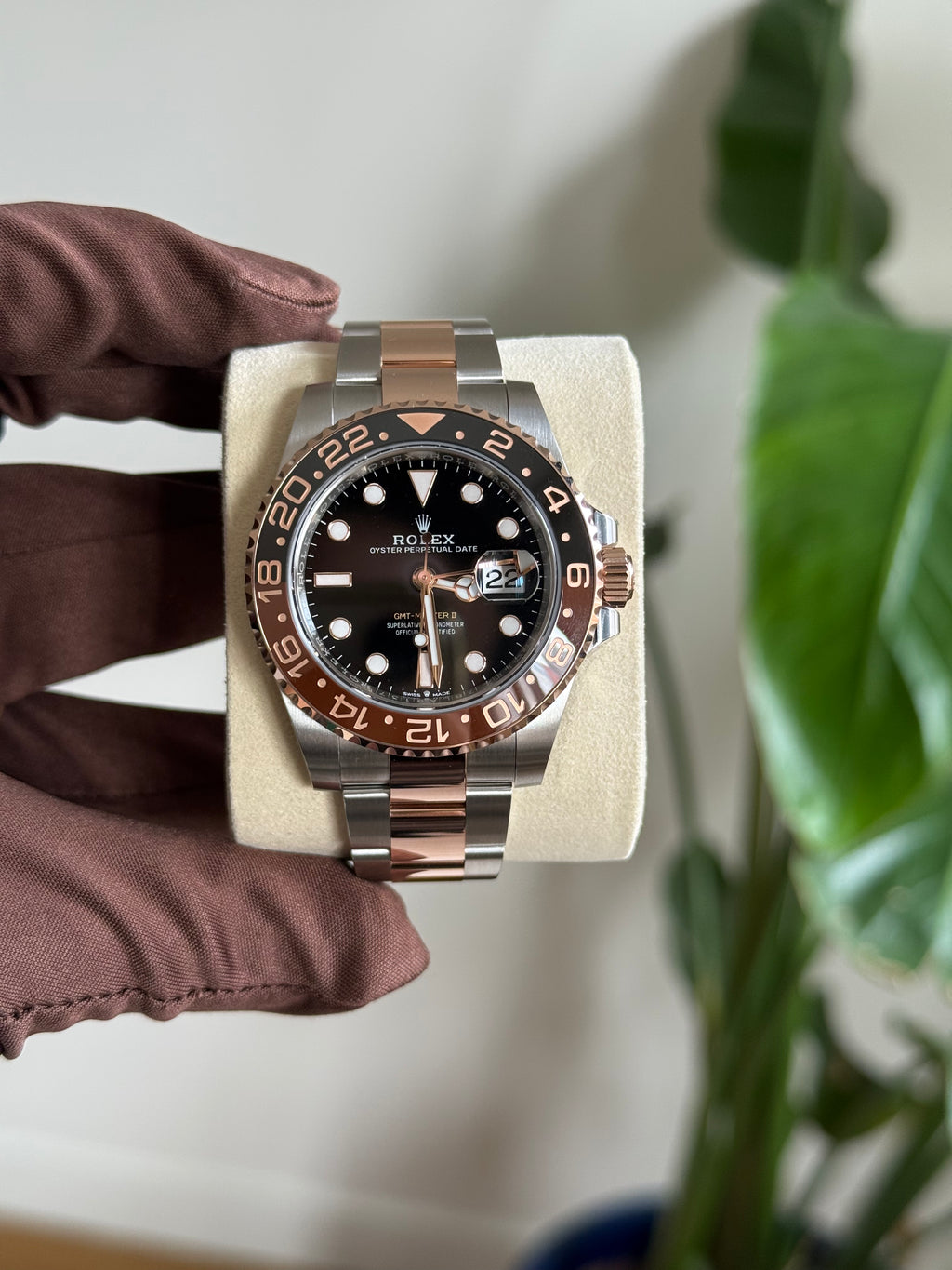 Rolex GMT-Master II Rootbeer/ Stainless Steel / Everose / Oyster — Ref. 126711CHNR