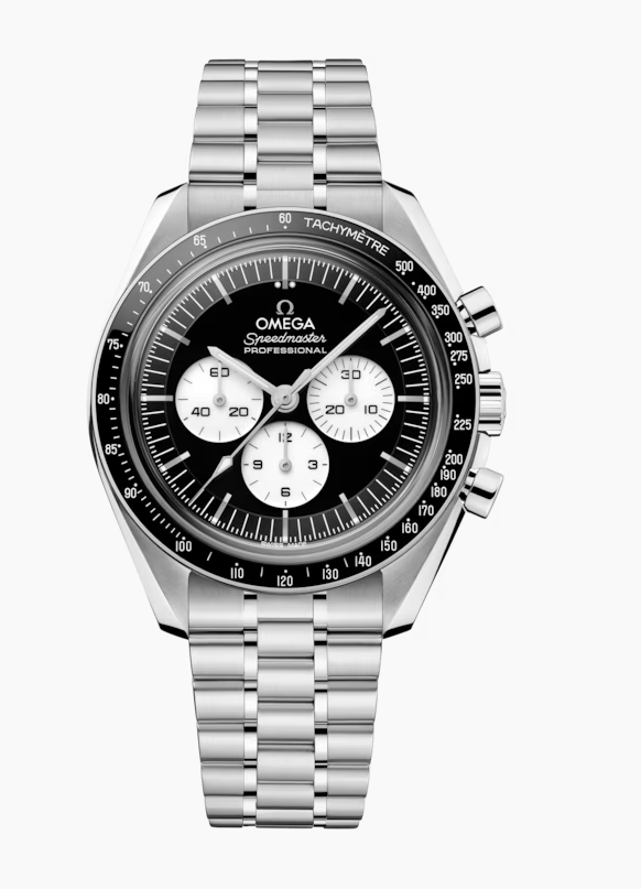 Omega Speedmaster Professional Moonwatch 3861 Stainless Steel / Black ceramic / Sapphire / Bracelet — Ref. 310.30.42.50.01.004