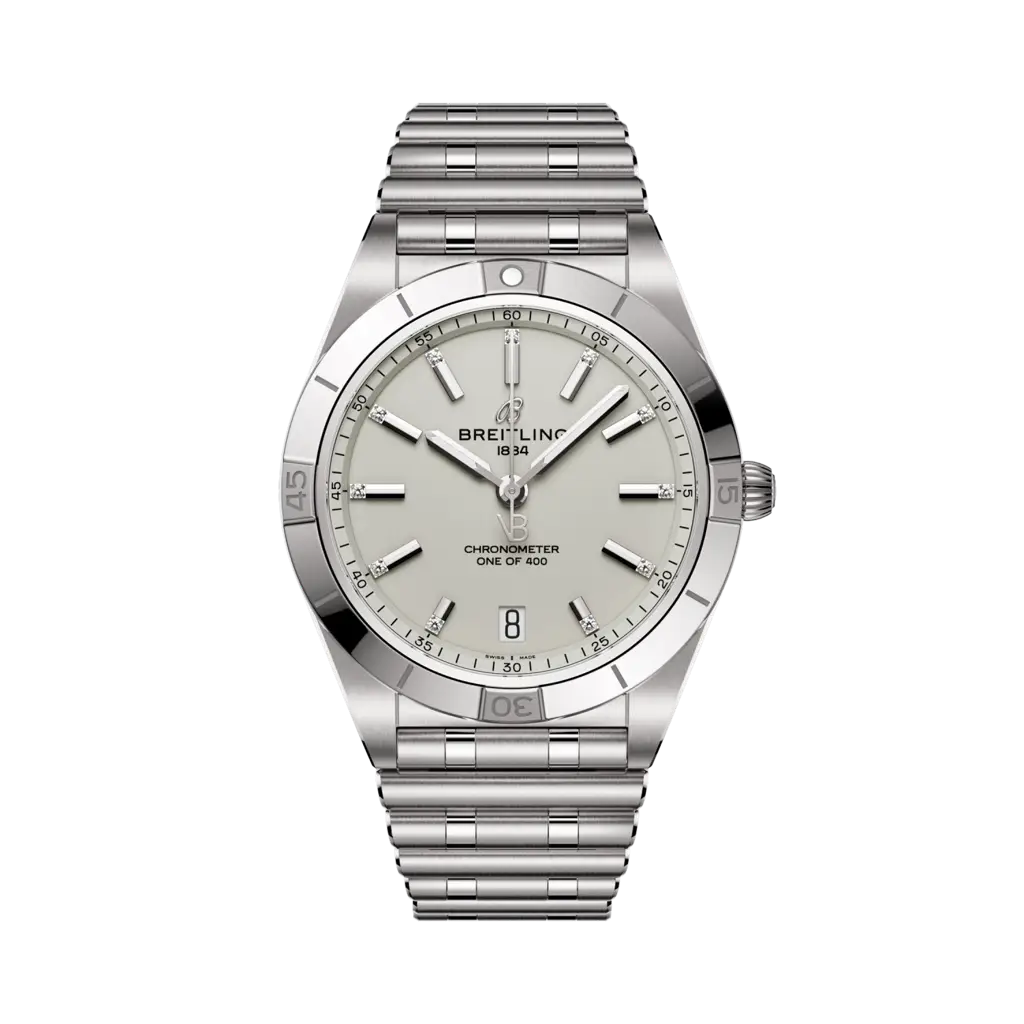 Breitling Chronomat Automatic 36 Victoria Beckham Stainless Steel / Dove Grey — Ref. A103801A1G1A1