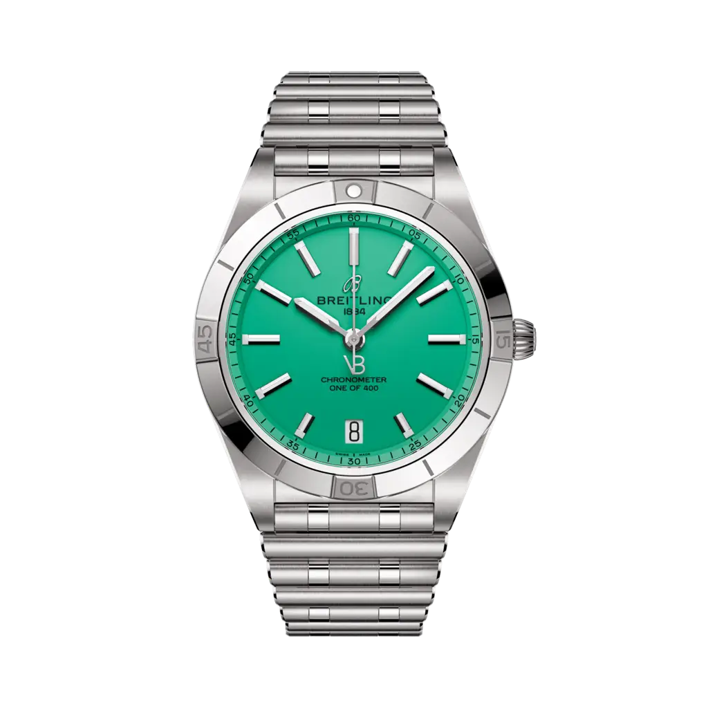 Breitling Chronomat Automatic 36 Victoria Beckham Stainless Steel / Peppermint — Ref. A103801A1L1A1