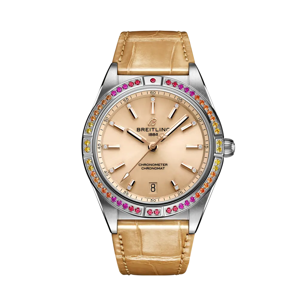 Breitling Chronomat Automatic 36 South Sea Stainless Steel / Beige — Ref. A10380611A1P1