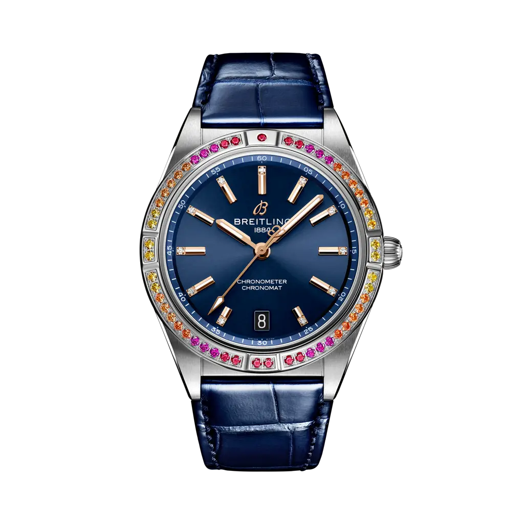Breitling Chronomat Automatic 36 South Sea Stainless Steel / Blue — Ref. A10380611C1P1