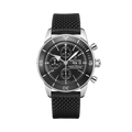 Breitling Superocean Heritage II Chronograph 44 Stainless Steel / Black / Rubber / Folding — Ref. A13313121B1S1
