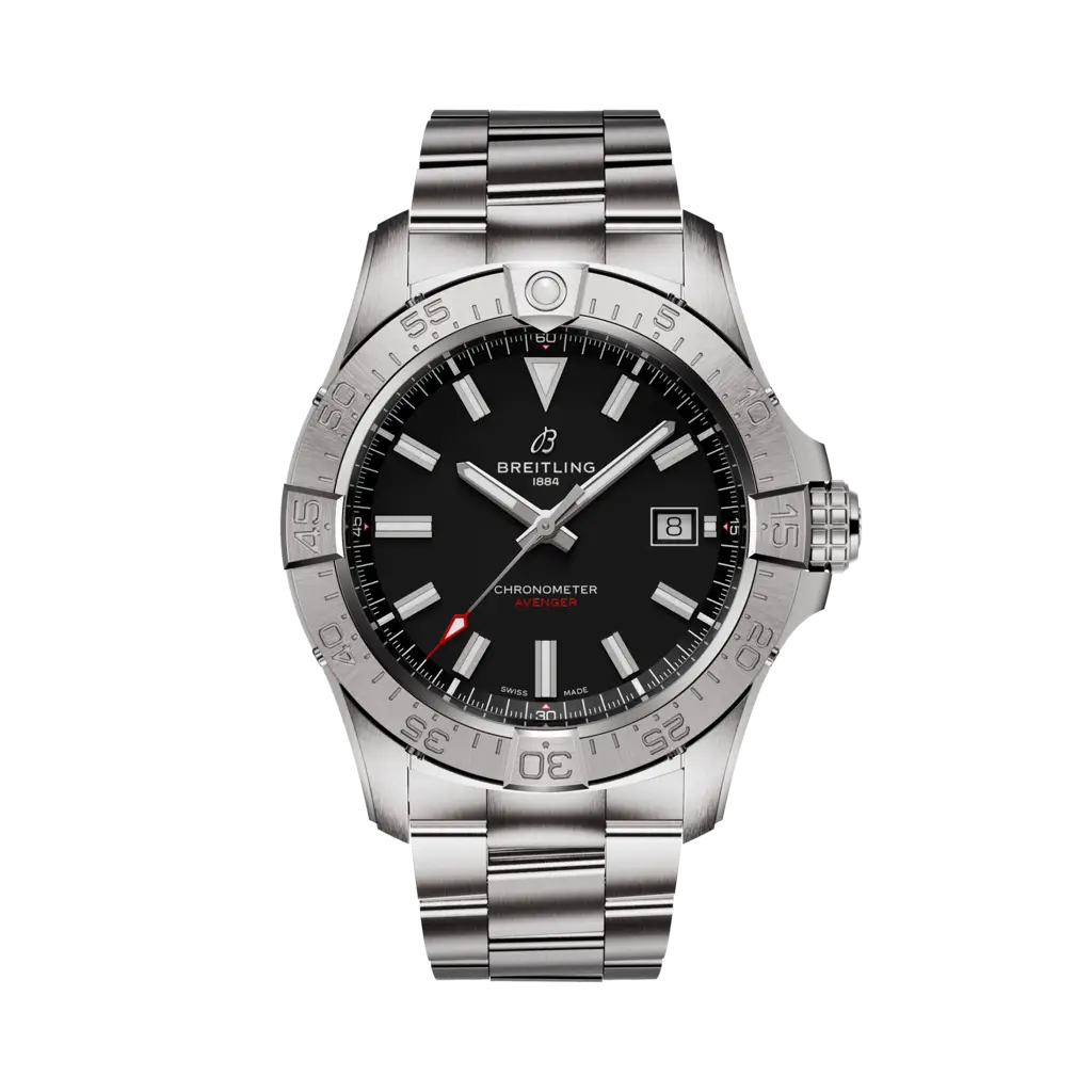 Breitling Avenger Automatic 42 Stainless steel - Black — Ref. A17328101B1A1