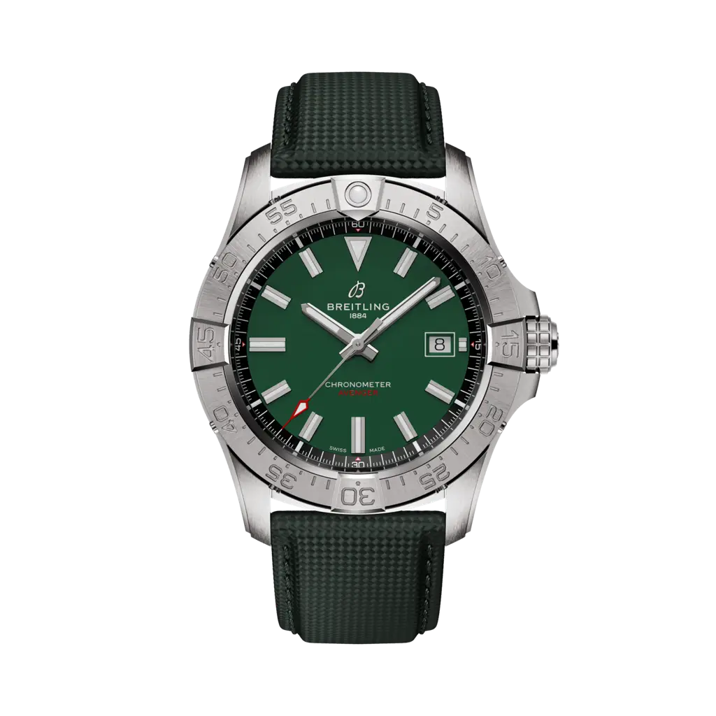 Breitling Avenger Automatic 42 Stainless steel - Green — Ref. A17328101L1X1