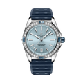 Breitling Super Chronomat 38 Stainless Steel / Ice Blue / Rubber Rouleaux — Ref. A17356531C1S1