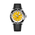 Breitling SuperOcean Automatic 42 Stainless Steel / Yellow / Rubber — Ref. A17375211I1S1