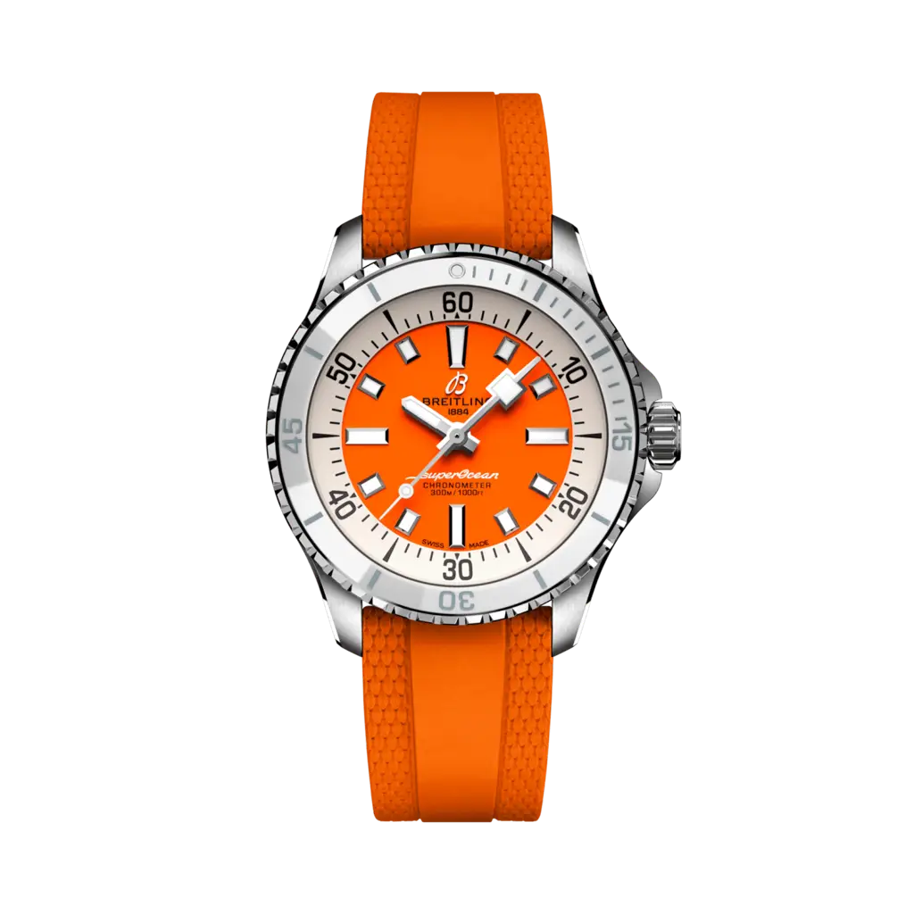 Breitling Superocean Automatic Orange 36mm — Ref. A17377211O1S1